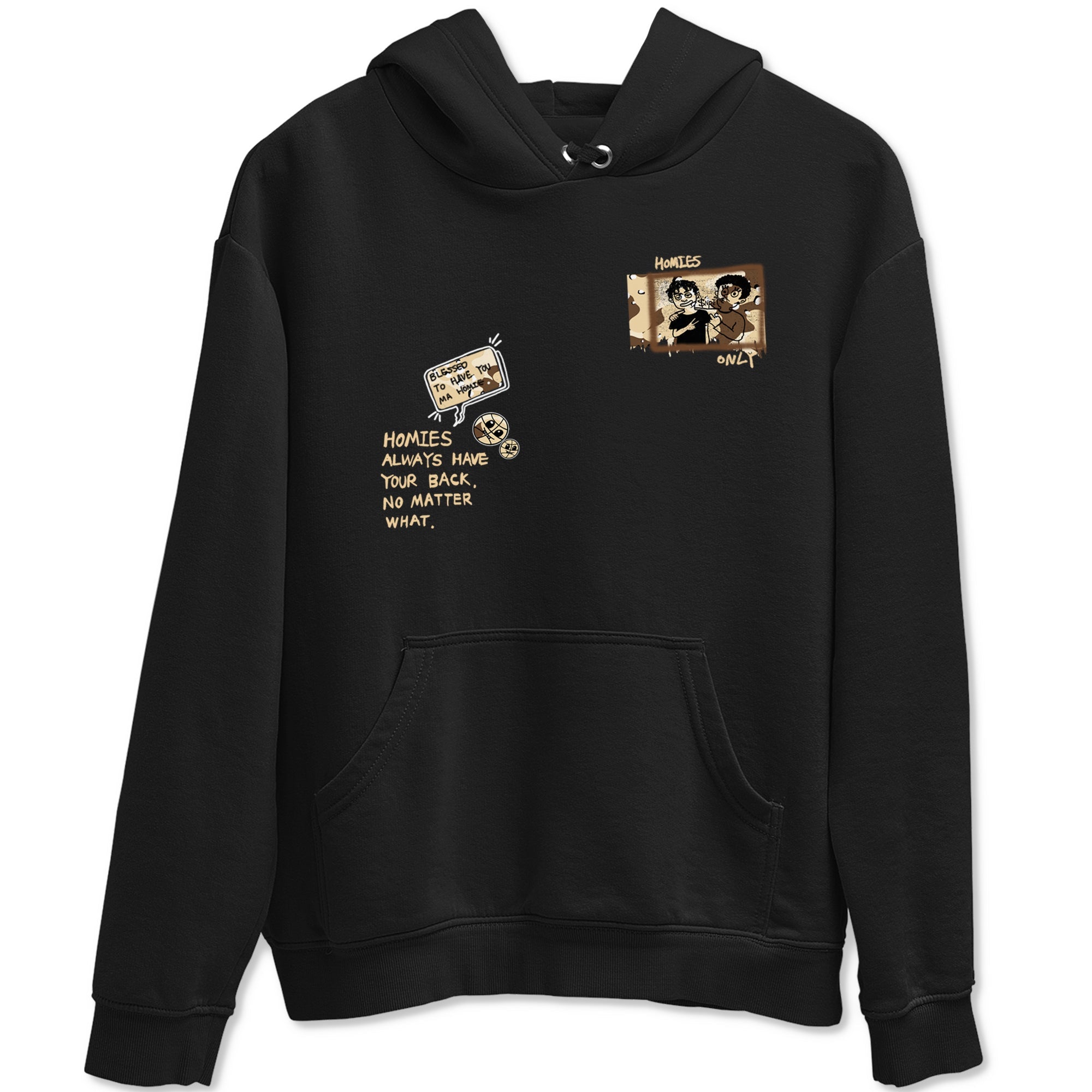 AJ3 Desert Camo shirts to match jordans Homies Only sneaker match tees Air Jordan 3 Desert Camo Drip Gear Zone streetwear brand Black 2 unisex cotton tee