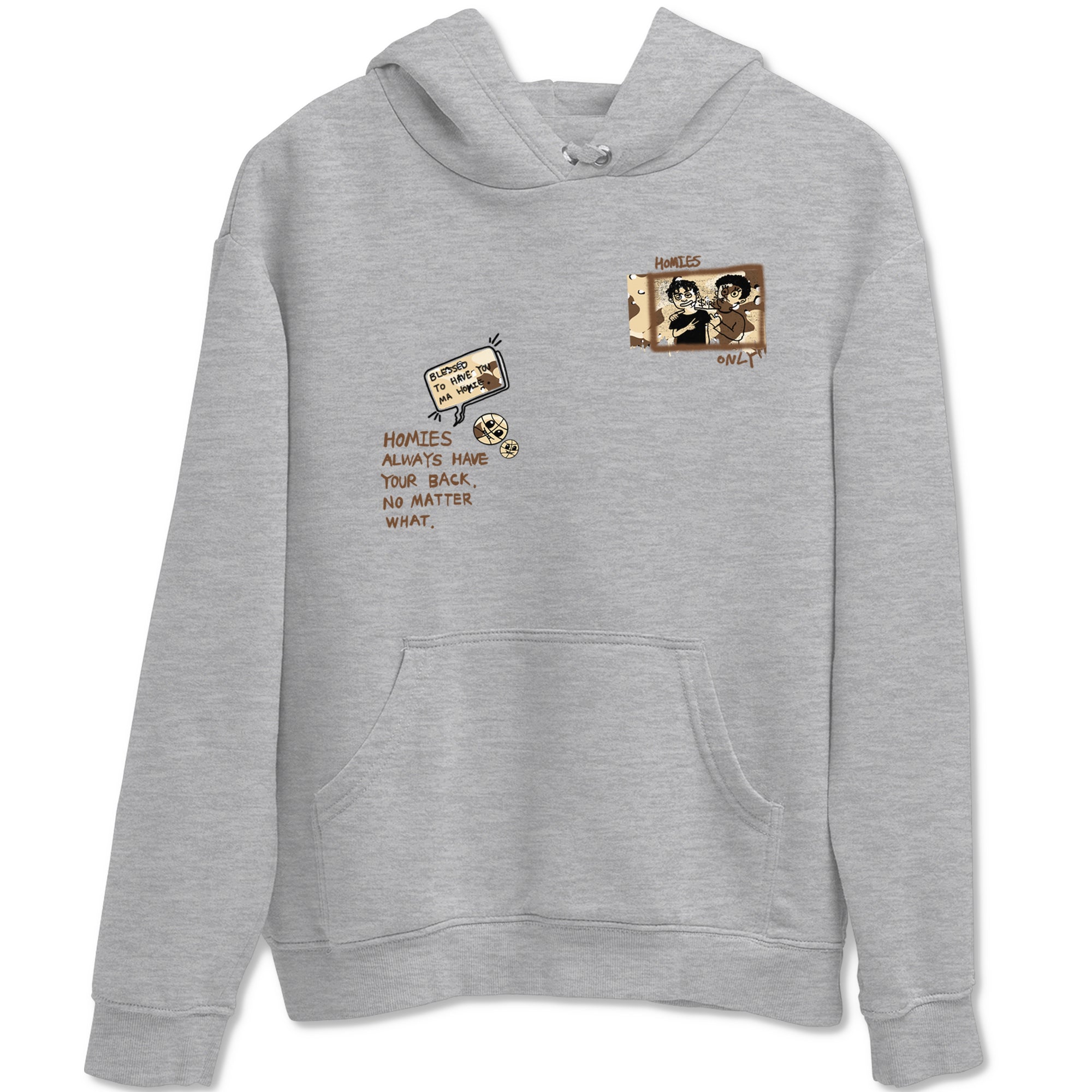 AJ3 Desert Camo shirts to match jordans Homies Only sneaker match tees Air Jordan 3 Desert Camo Drip Gear Zone streetwear brand Heather Grey 2 unisex cotton tee