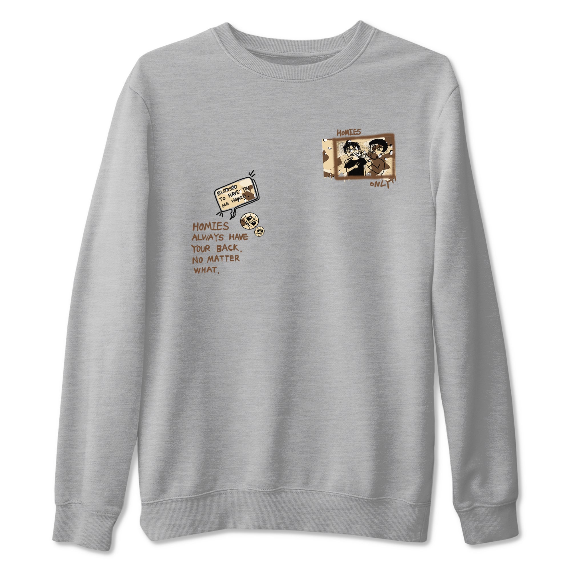 AJ3 Desert Camo shirts to match jordans Homies Only sneaker match tees Air Jordan 3 Desert Camo Drip Gear Zone streetwear brand Heather Grey 2 unisex cotton tee