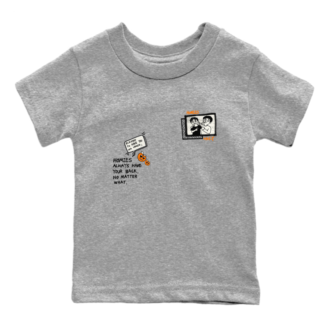 3s Georgia Peach shirt to match jordans Homies Only sneaker tees Air Jordan 3 Georgia Peach Drip Gear Zone baby toddler Heather Grey 2 cotton Shirt