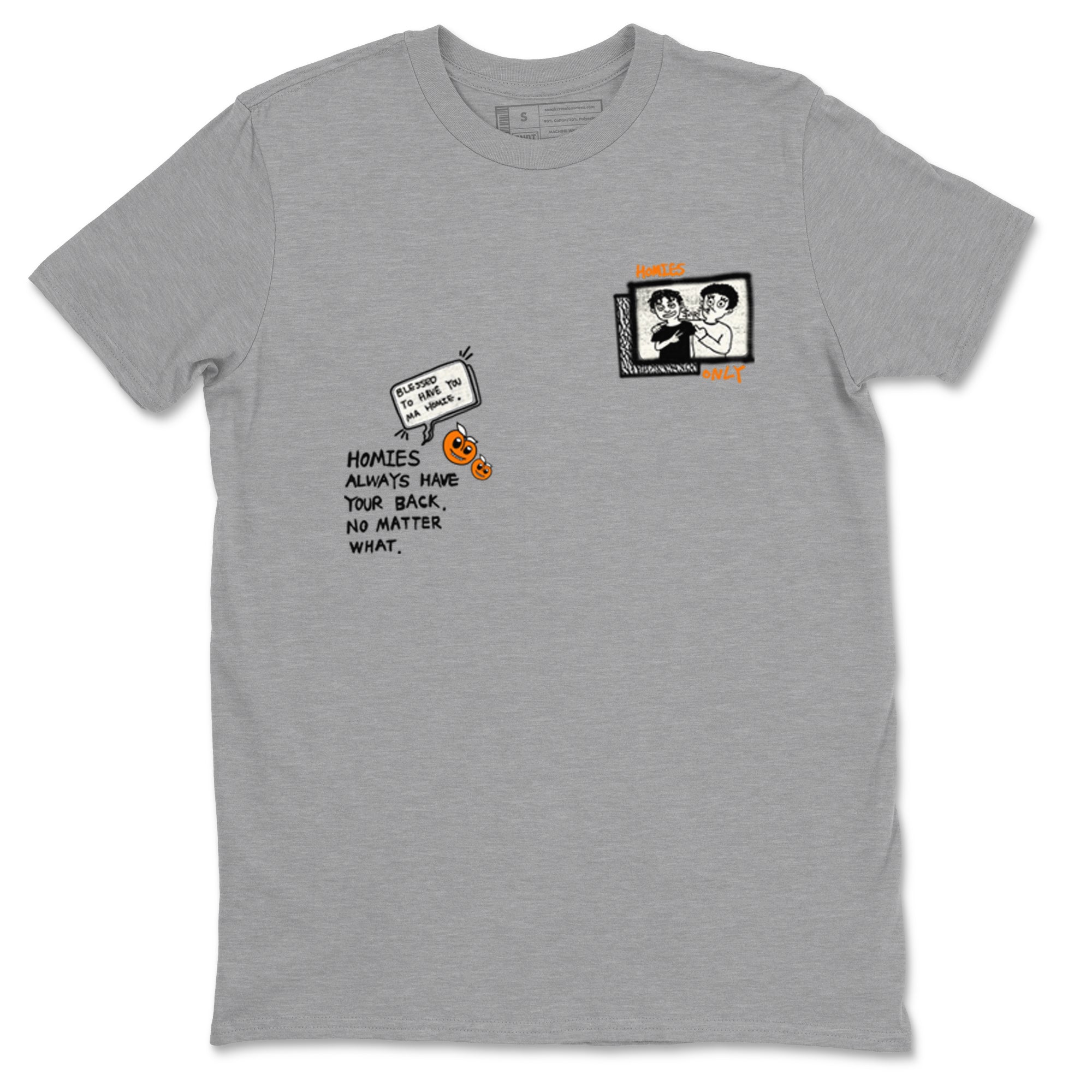 3s Georgia Peach shirt to match jordans Homies Only sneaker tees Air Jordan 3 Georgia Peach Drip Gear Zone unisex cotton Heather Grey 2 crew neck shirt