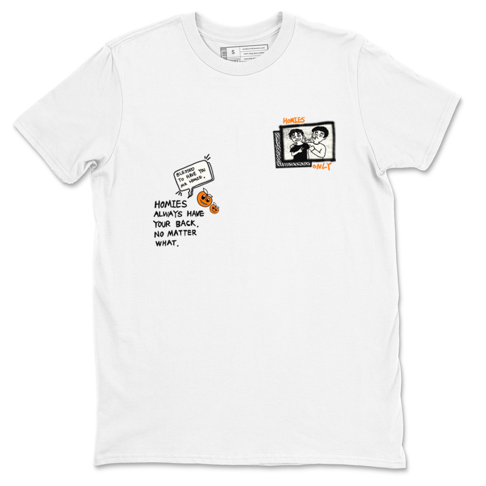 3s Georgia Peach shirt to match jordans Homies Only sneaker tees Air Jordan 3 Georgia Peach Drip Gear Zone unisex cotton White 2 crew neck shirt