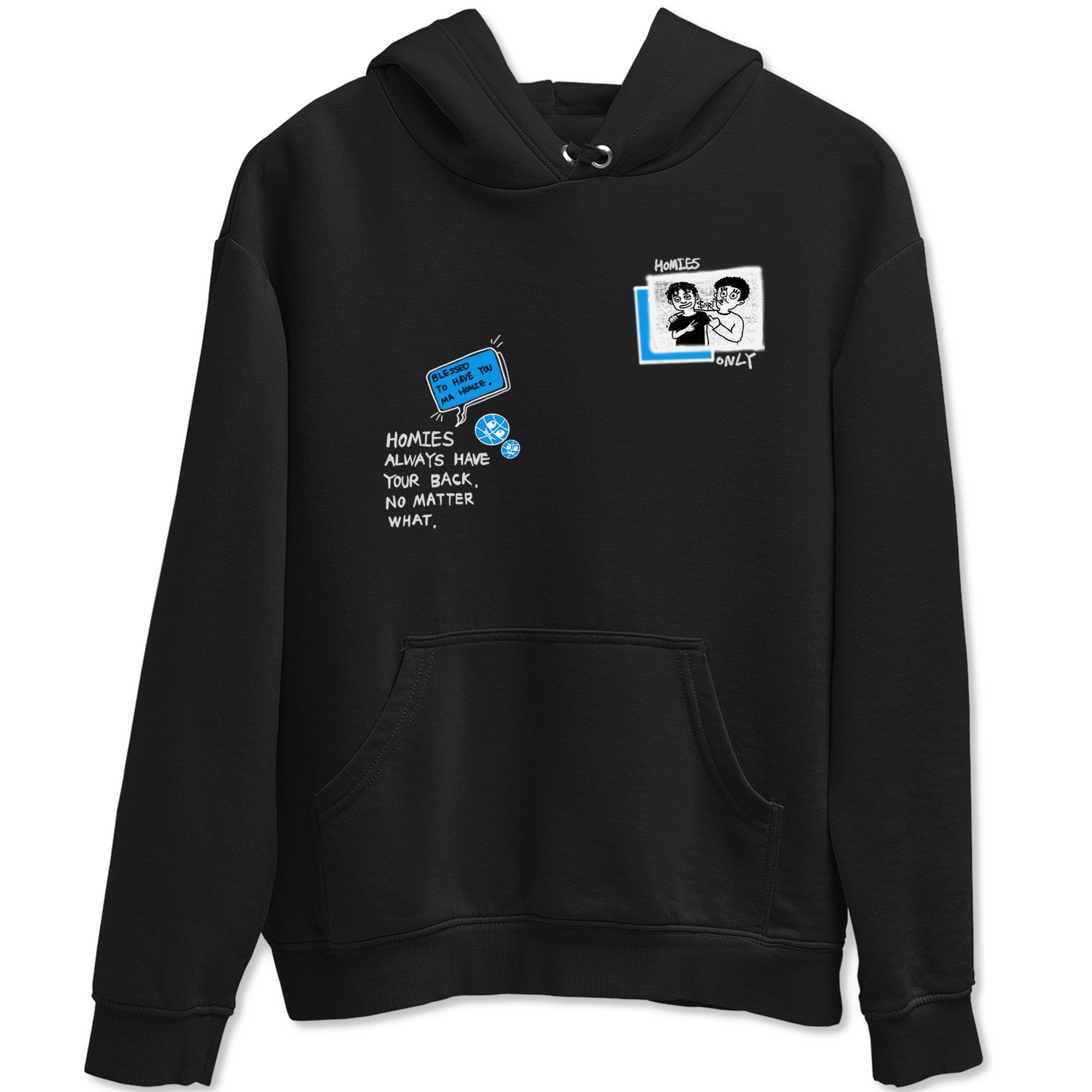 4s Military Blue shirt to match jordans Homies Only sneaker tees Air Jordan 4 Military Blue Drip Gear Zone unisex cotton Black 2 crew neck shirt
