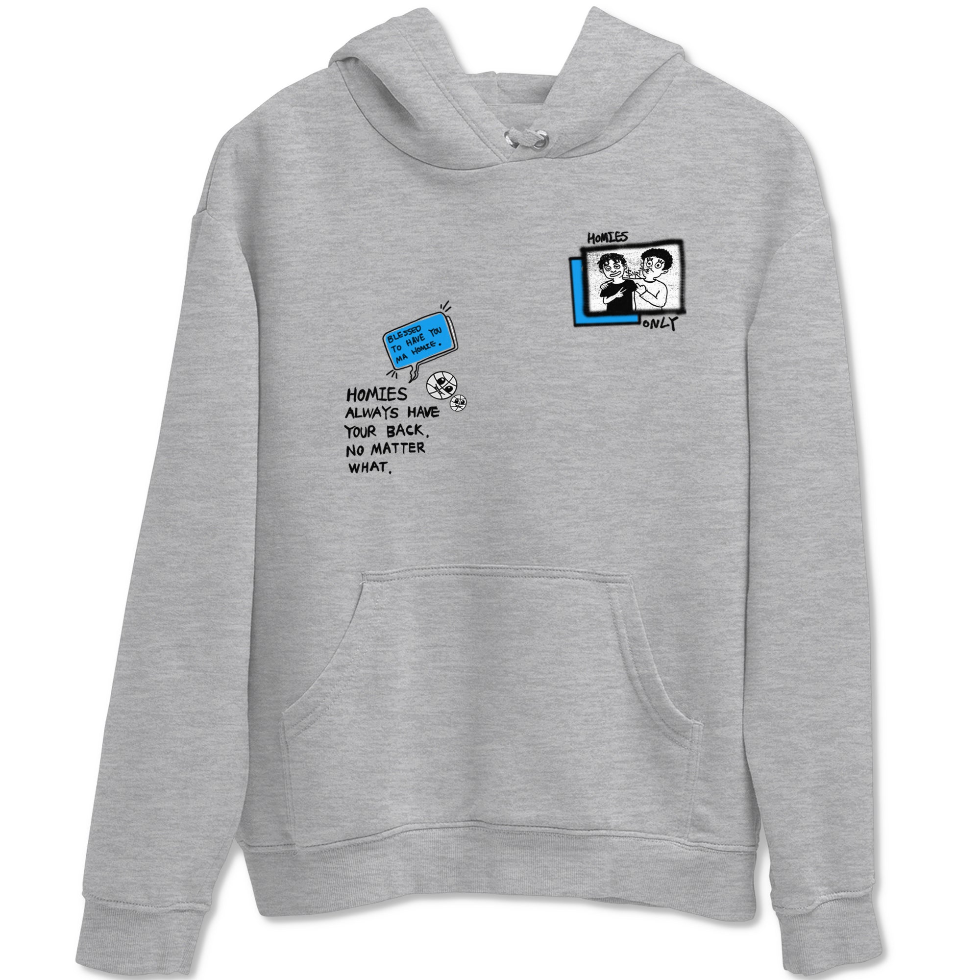 4s Military Blue shirt to match jordans Homies Only sneaker tees Air Jordan 4 Military Blue Drip Gear Zone unisex cotton Heather Grey 2 crew neck shirt