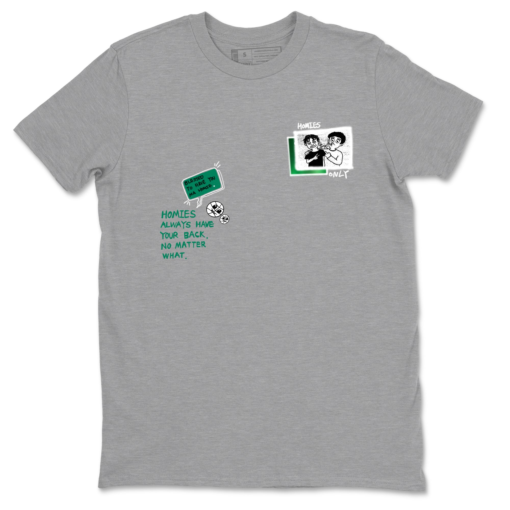 4s Oxidized Green shirts to match jordans Homies Only sneaker match tees Air Jordan 4 Oxidized Green Drip Gear Zone streetwear brand Heather Grey 2 unisex cotton tee