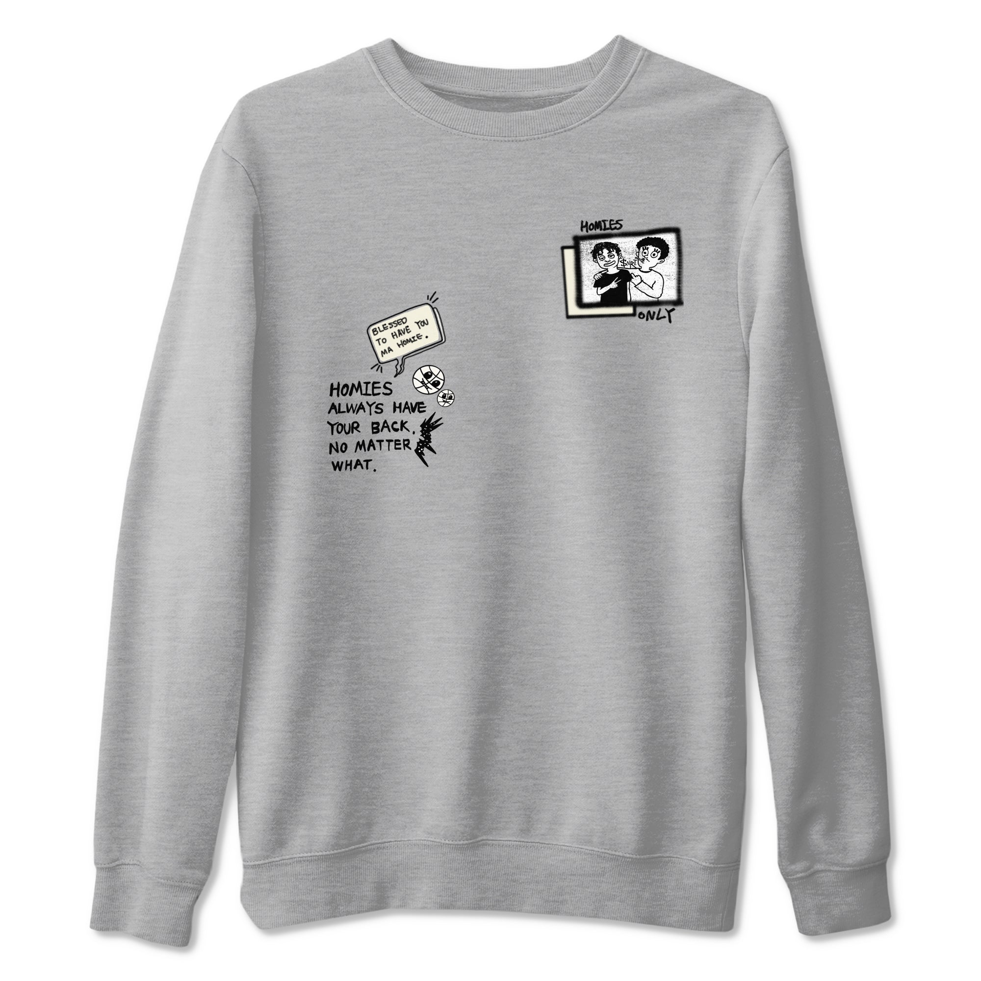 AJ5 Sail shirt to match jordans Homies Only sneaker tees Air Jordan 5 Sail Drip Gear Zone unisex cotton Heather Grey 2 crew neck shirt