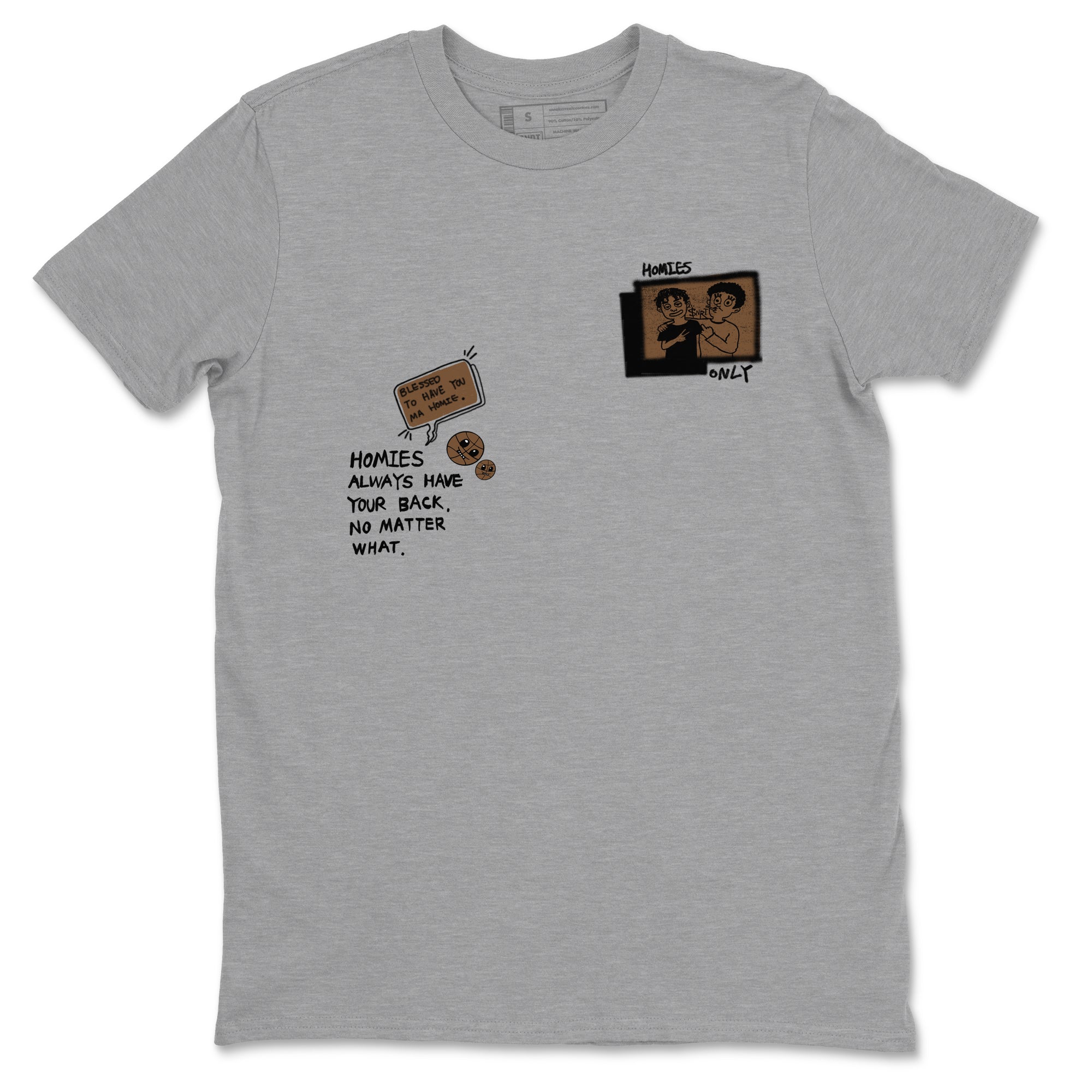 Jordan Jumpman Jack TR Travis Scott Dark Mocha shirts to match jordans Homies Only sneaker match tees Jordan Jumpman Jack Travis Scott Dark Mocha match shoes to clothes Drip Gear Zone unisex cotton Heather Grey 2 shirts