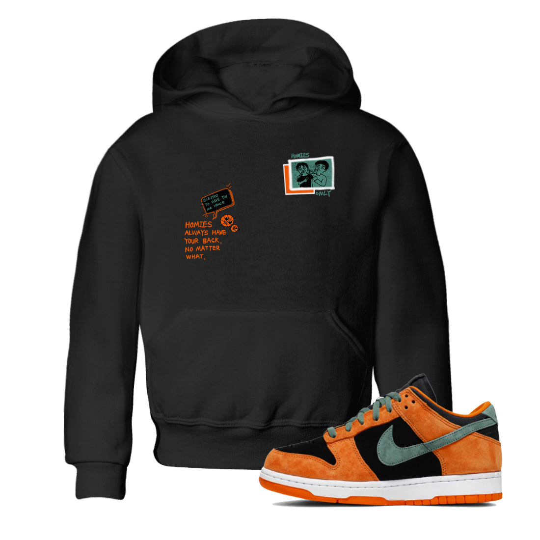 Dunk Low Ceramic shirts to match jordans Homies Only sneaker match tees Dunk Ceramic match shoes to clothes Drip Gear Zone Youth Baby Black 1 tee