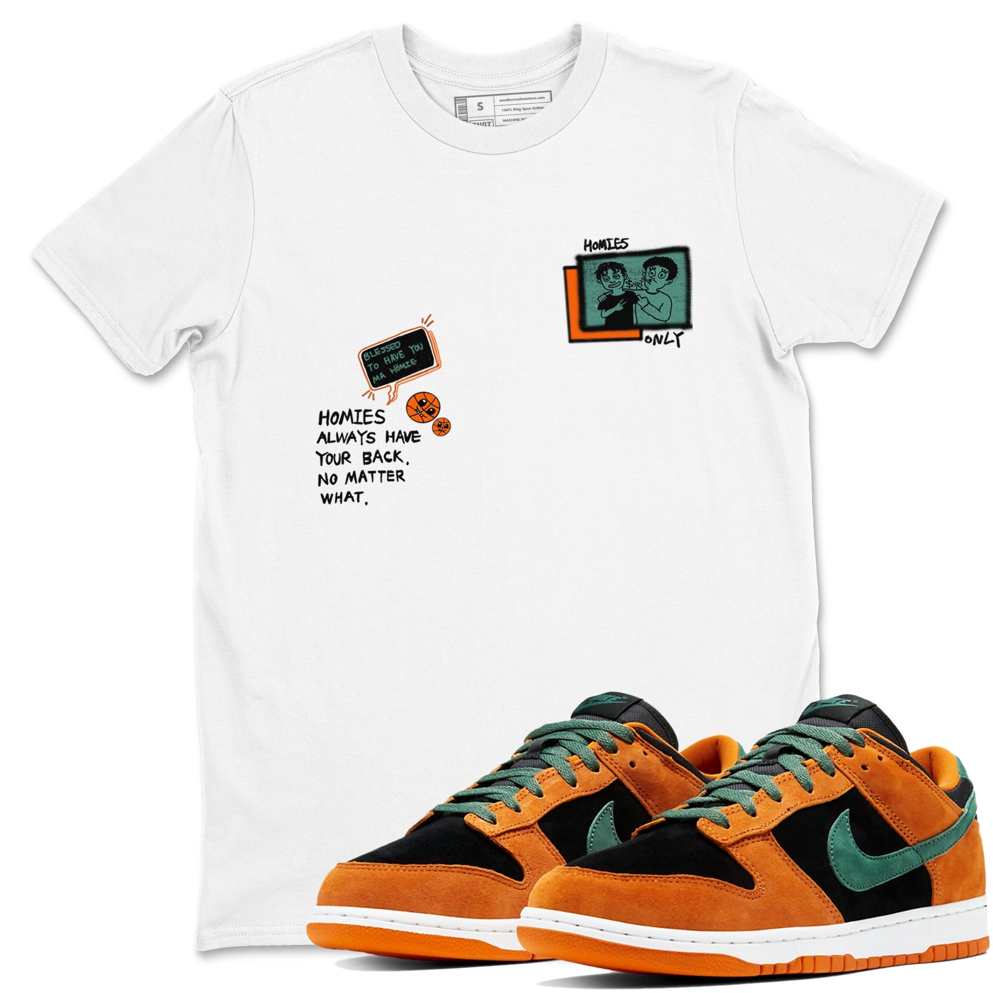 Dunk Low Ceramic shirts to match jordans Homies Only sneaker match tees Dunk Ceramic match shoes to clothes Drip Gear Zone unisex cotton White 1 shirts
