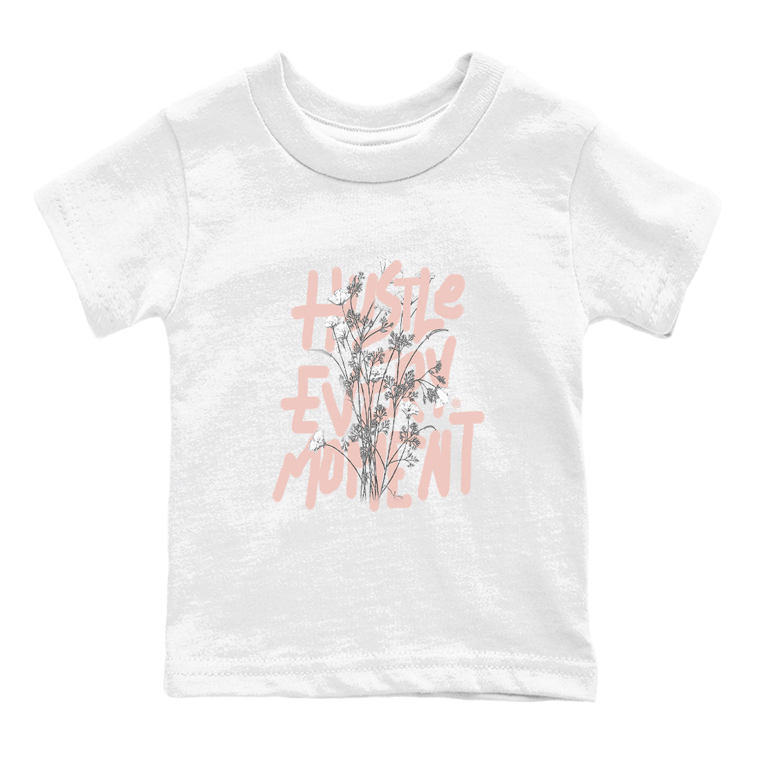 11s Legend Pink shirts to match jordans Hustle Every Moment sneaker match tees Air Jordan 11 WMNS Legend Pink Drip Gear Zone streetwear brand Baby and Youth White 2 cotton tee