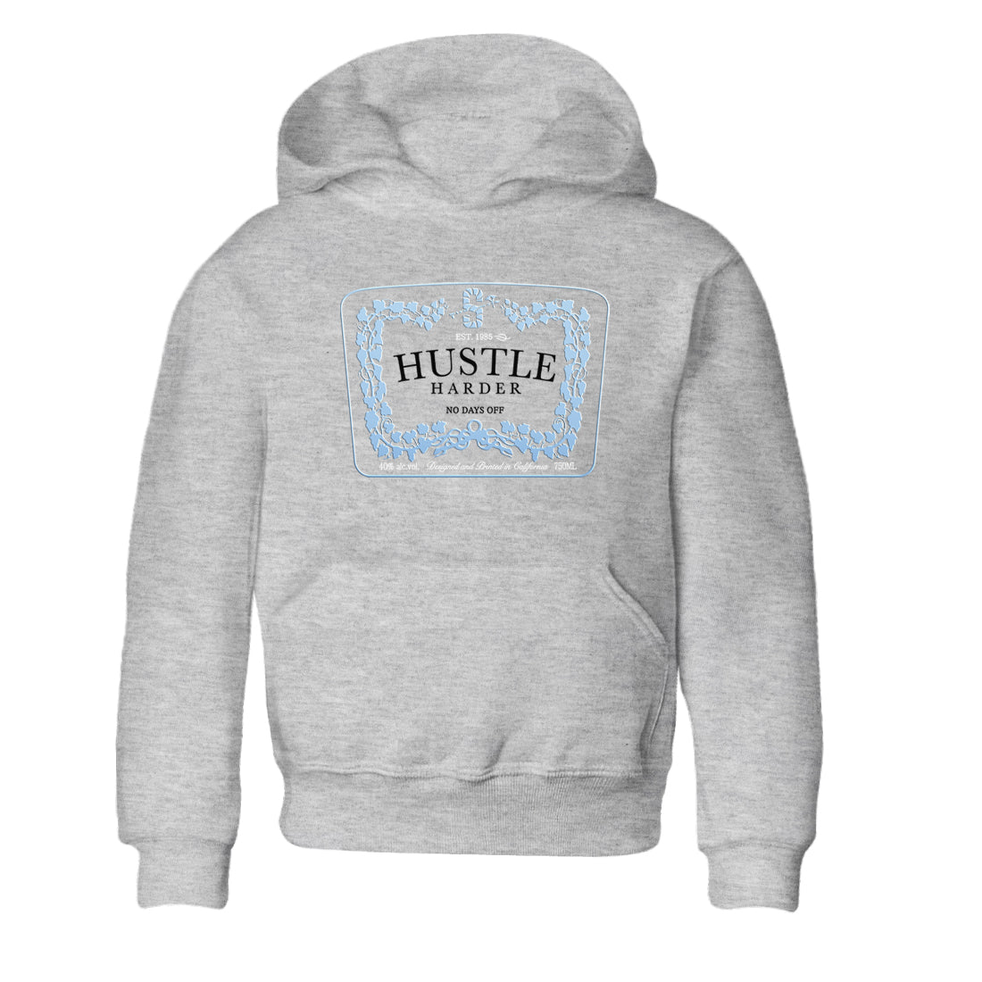 11s Columbia shirts to match jordans Hustle Harder sneaker match tees Air Jordan 11 Columbia Drip Gear Zone Youth Baby Heather Grey 2 crew neck shirts