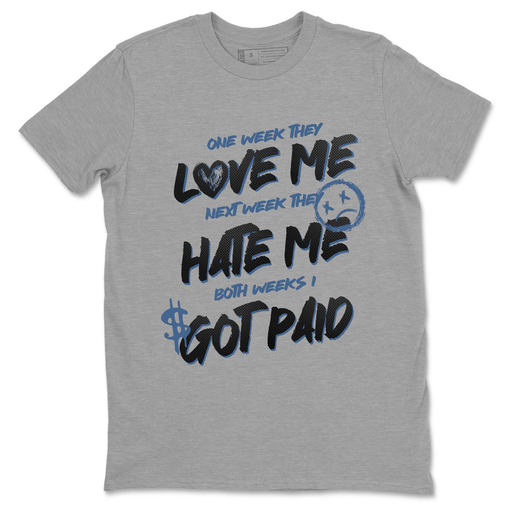 Sneaker Threads  Sneaker Tees To Match Air Foamposite One Carbon Fiber  I Got Paid Graphic Tee Heather Grey 2. Perfect for Jordan releases 2025 colorways.