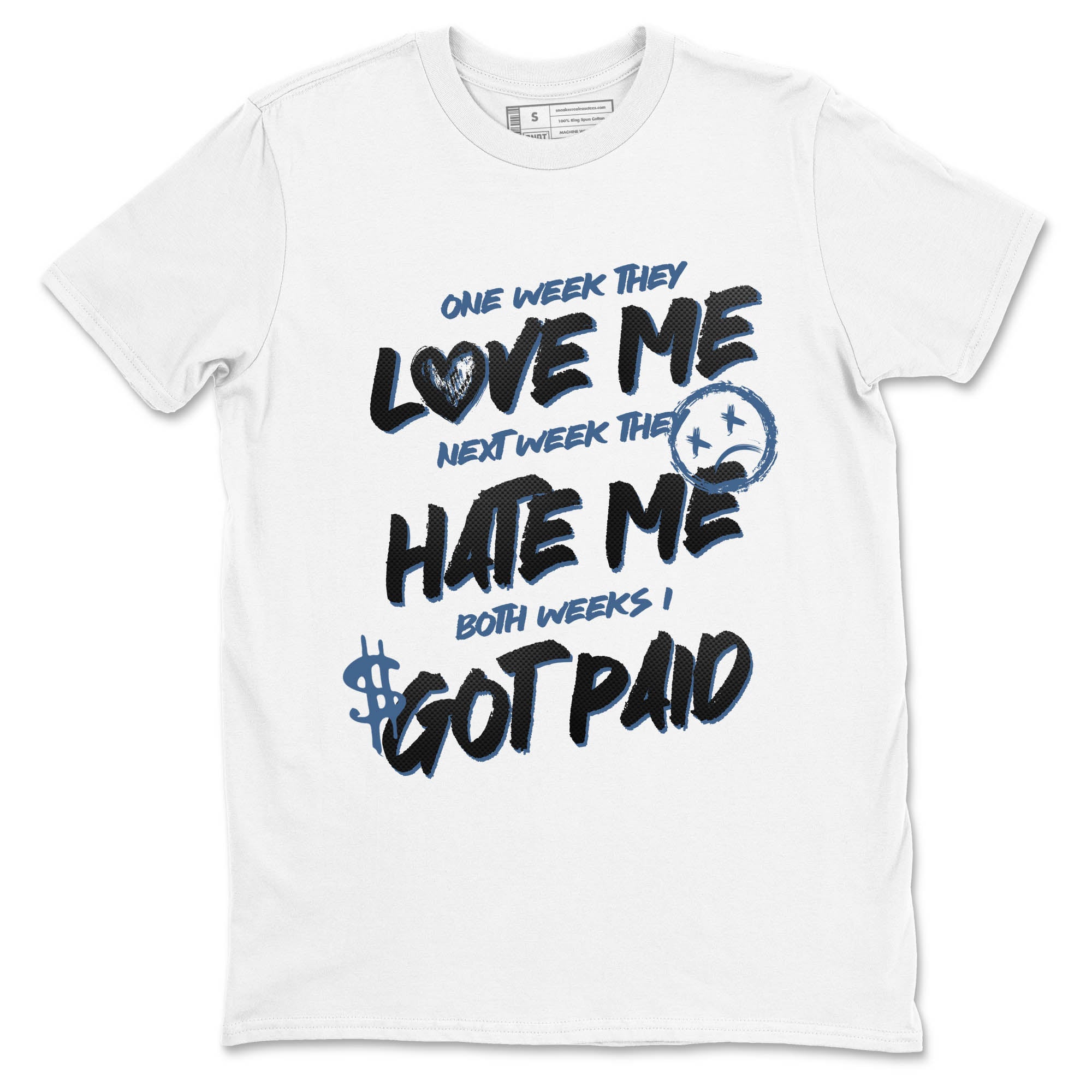 Sneaker Threads  Sneaker Tees To Match Air Foamposite One Carbon Fiber  I Got Paid Graphic Tee White 2. Perfect for Jordan releases 2025 colorways.