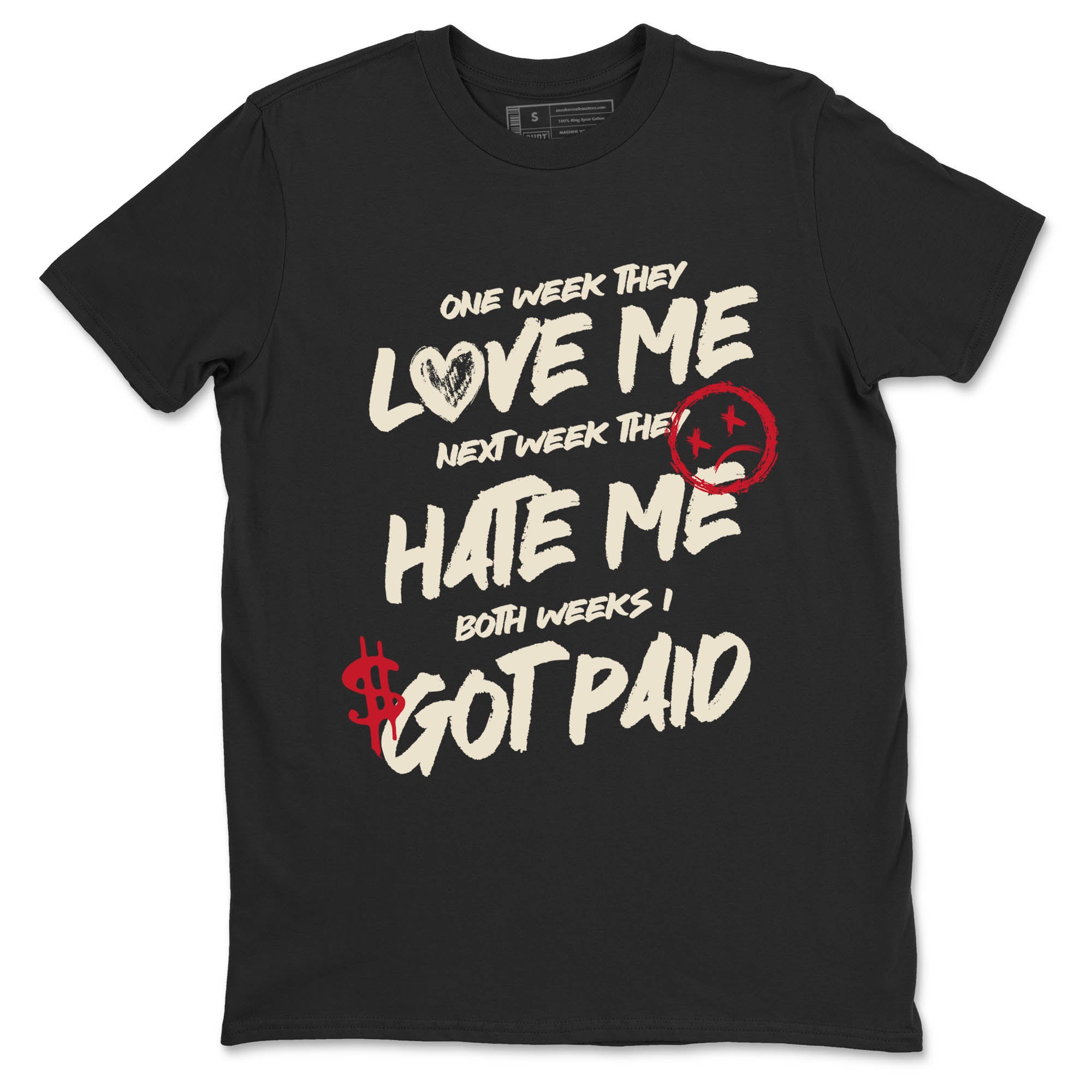 Sneaker Threads  Sneaker Tees To Match Air Foamposite One Pearl  I Got Paid Graphic Tee Black 2. Perfect for Jordan releases 2025 colorways.