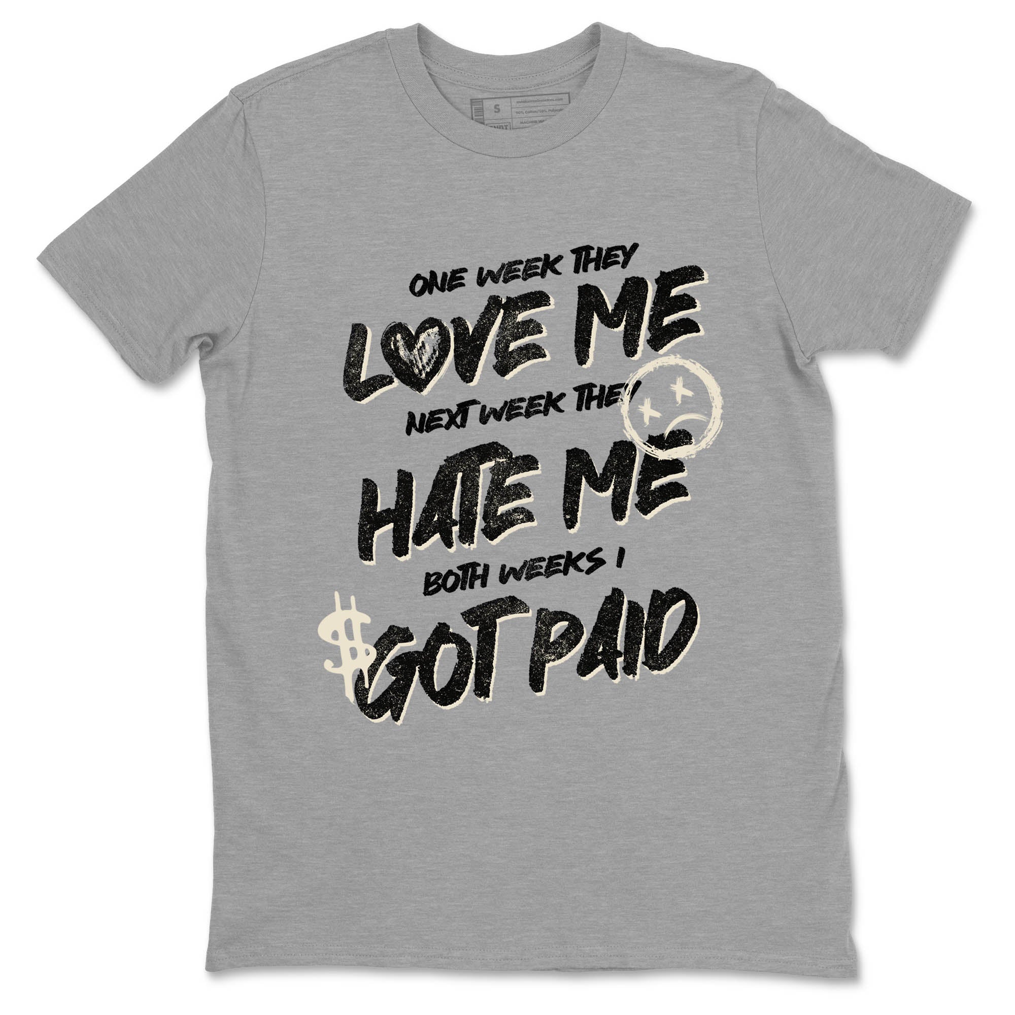 Sneaker Threads  Sneaker Tees To Match Air Foamposite One Pearl  I Got Paid Graphic Tee Heather Grey 2. Perfect for Jordan releases 2025 colorways.