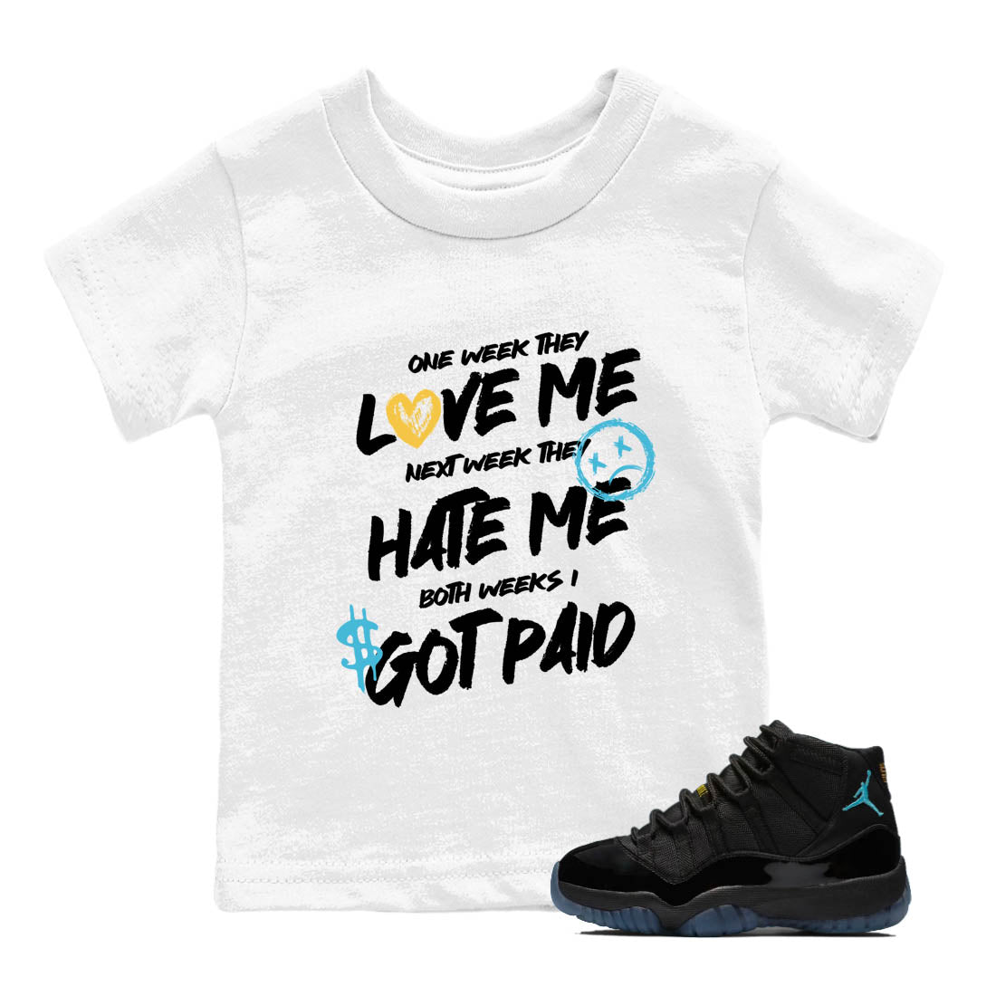 Sneaker Threads  Sneaker Tees To Match Air Jordan 11 Retro Gamma  I Got Paid Youth Graphic Tee White 1. Perfect for Jordan releases 2025 colorways.