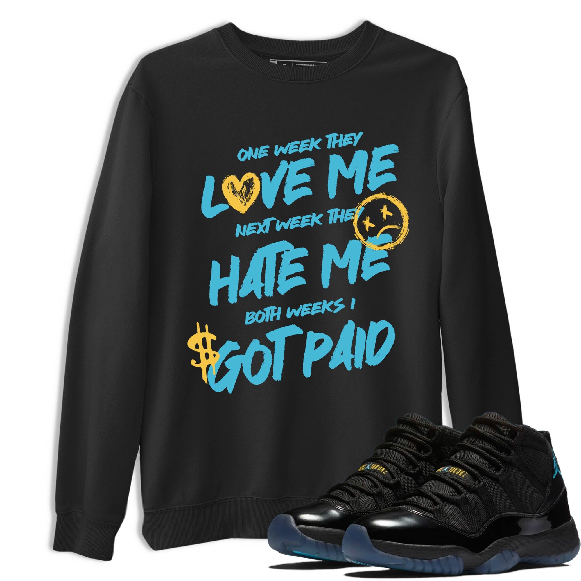 Sneaker Threads  Sneaker Tees To Match Air Jordan 11 Retro Gamma  I Got Paid Graphic Tee Black 1. Perfect for Jordan releases 2025 colorways.