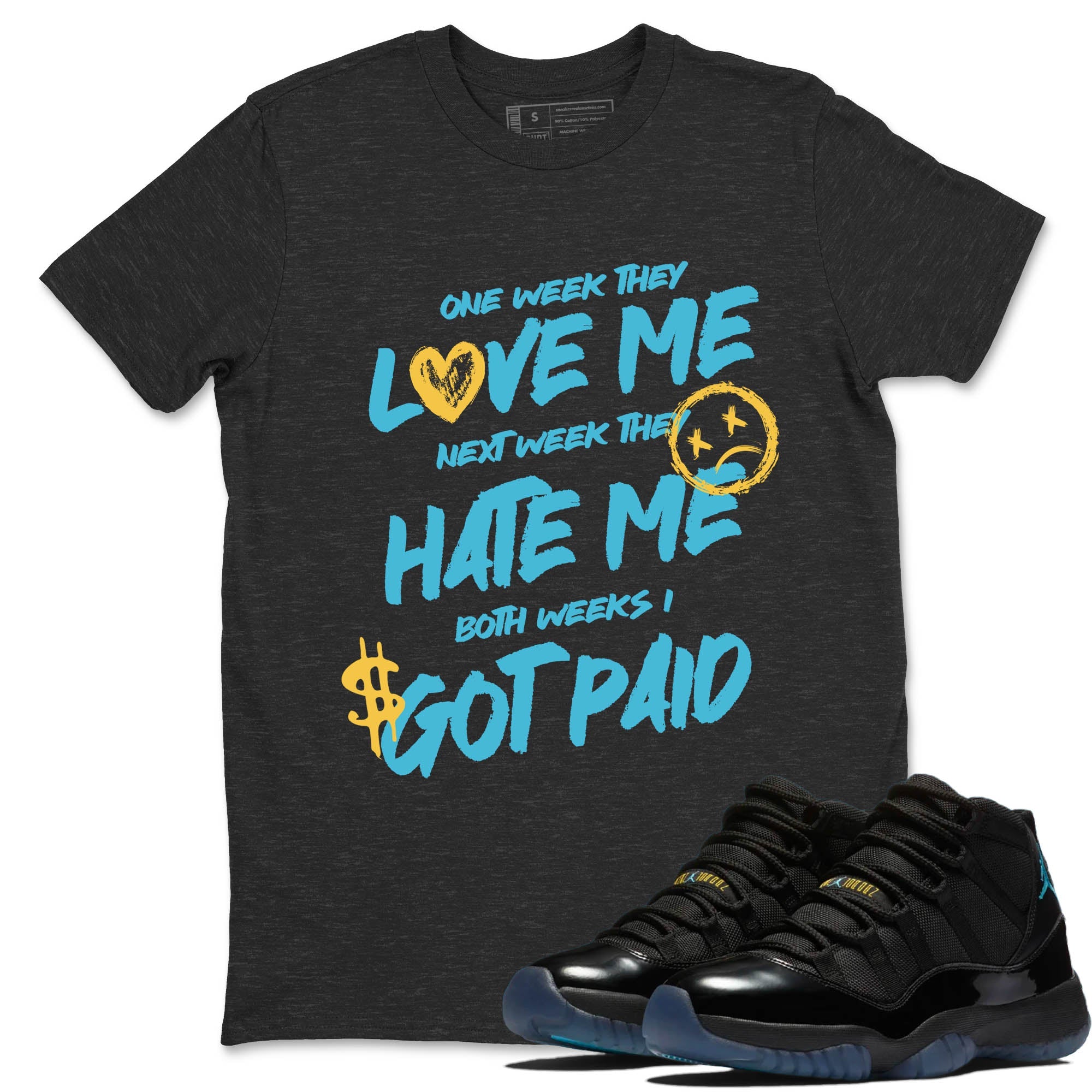 Sneaker Threads  Sneaker Tees To Match Air Jordan 11 Retro Gamma  I Got Paid Graphic Tee Charcoal Heather 1. Perfect for Jordan releases 2025 colorways.