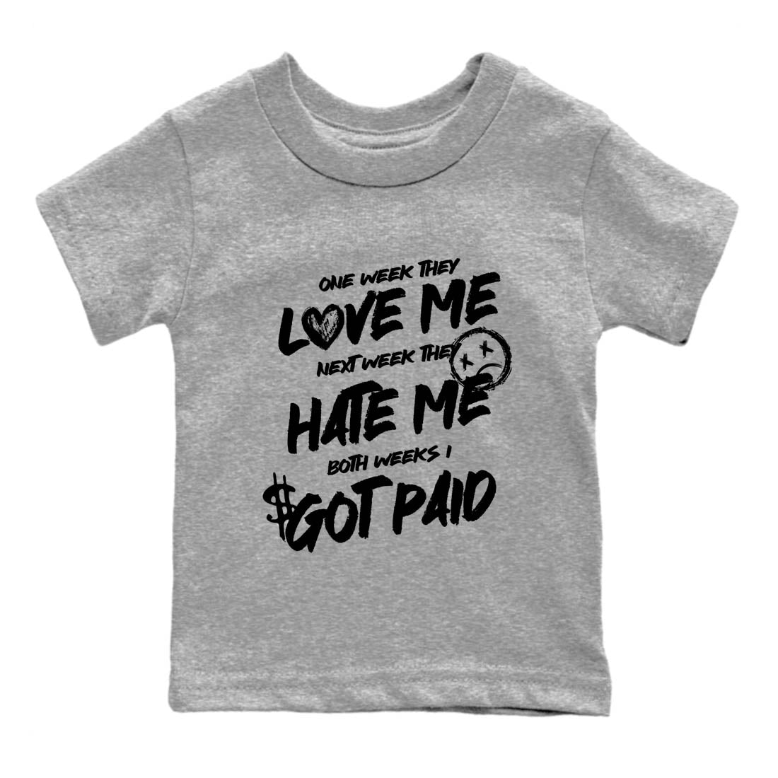 Sneaker Threads  Sneaker Tees To Match Air Jordan 4 Black Cat  I Got Paid Youth Graphic Tee Heather Grey 2. Perfect for Jordan releases 2025 colorways.