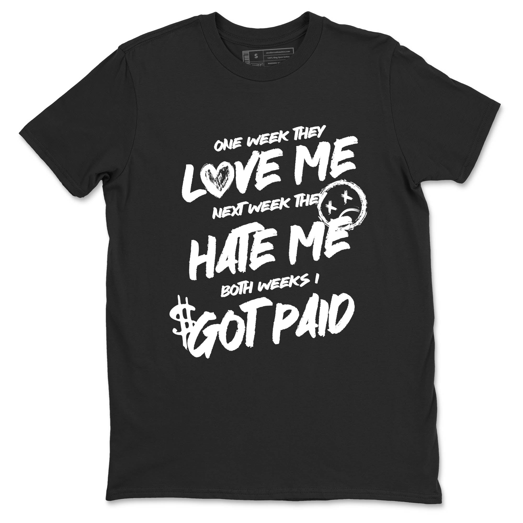 Sneaker Threads  Sneaker Tees To Match Air Jordan 4 Black Cat  I Got Paid Graphic Tee Black 2. Perfect for Jordan releases 2025 colorways.