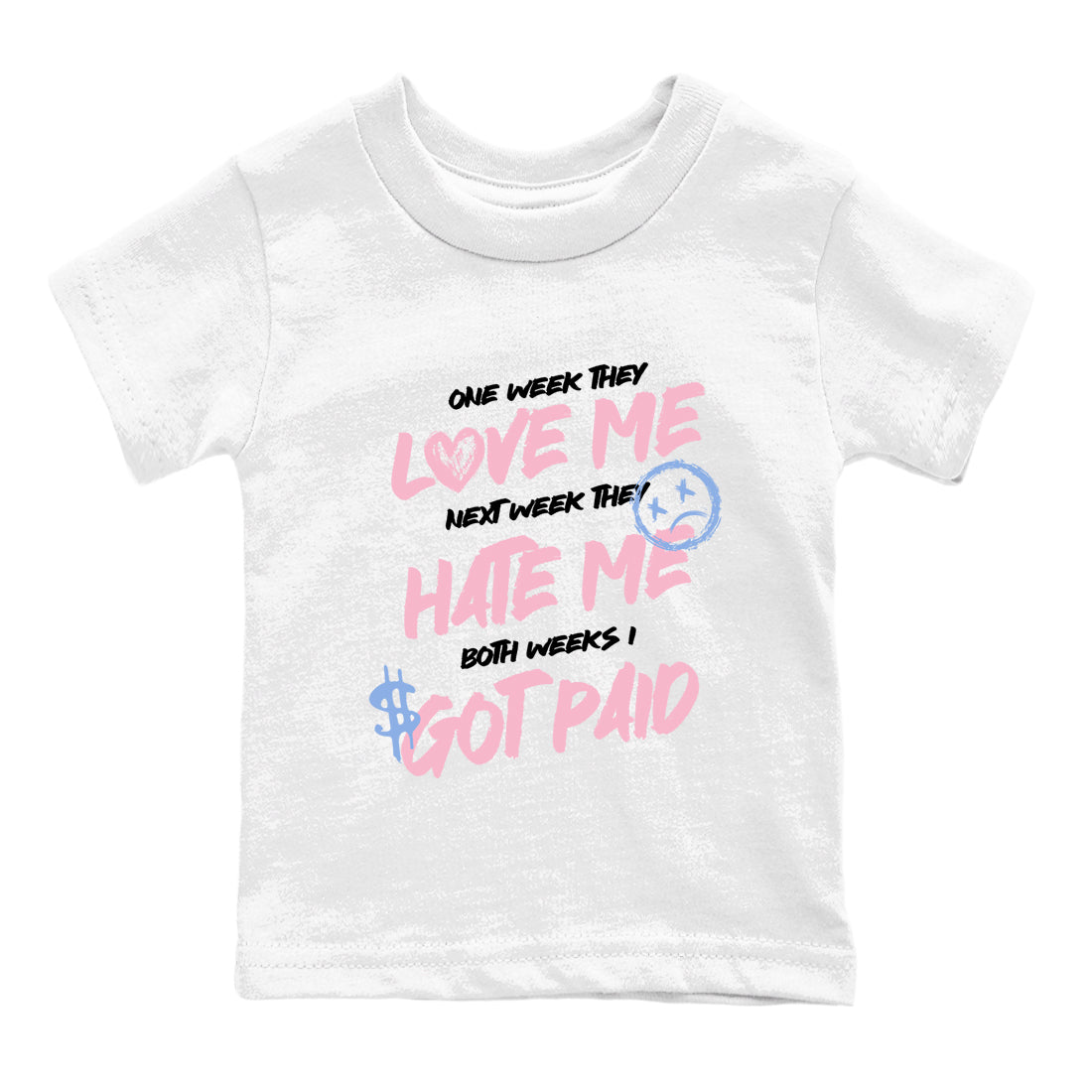 Sneaker match tees  Sneaker Tees To Match Air Jordan 5 Medium Soft Pink Shoes  I Got Paid Kids T-Shirt White 2