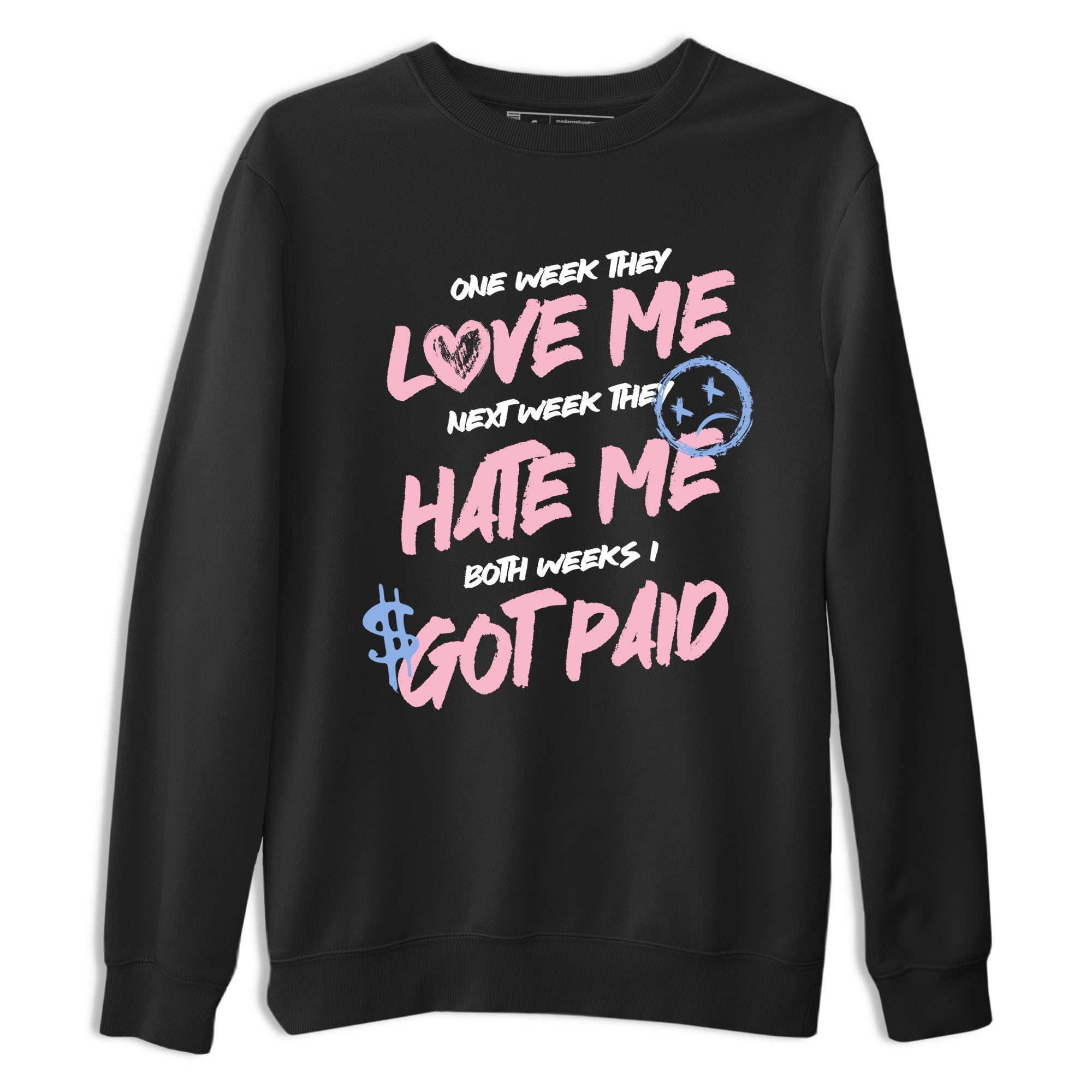 Sneaker match tees  Sneaker Tees To Match Air Jordan 5 Medium Soft Pink Shoes  I Got Paid Tee Black 2