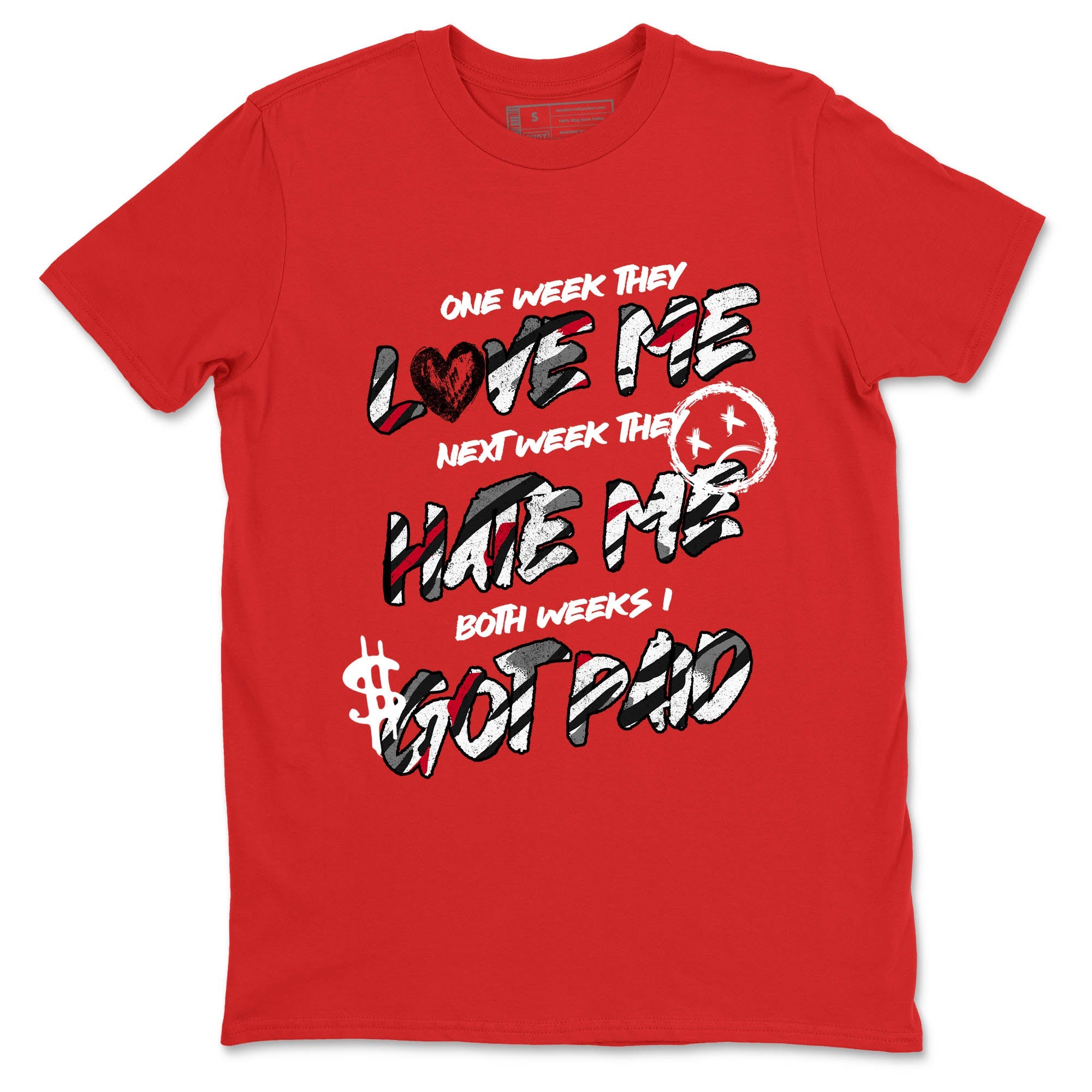 Sneaker Threads  Sneaker Tees To Match Air Jordan 8 Bunny  I Got Paid Graphic Tee Red 2. Perfect for Jordan releases 2025 colorways.