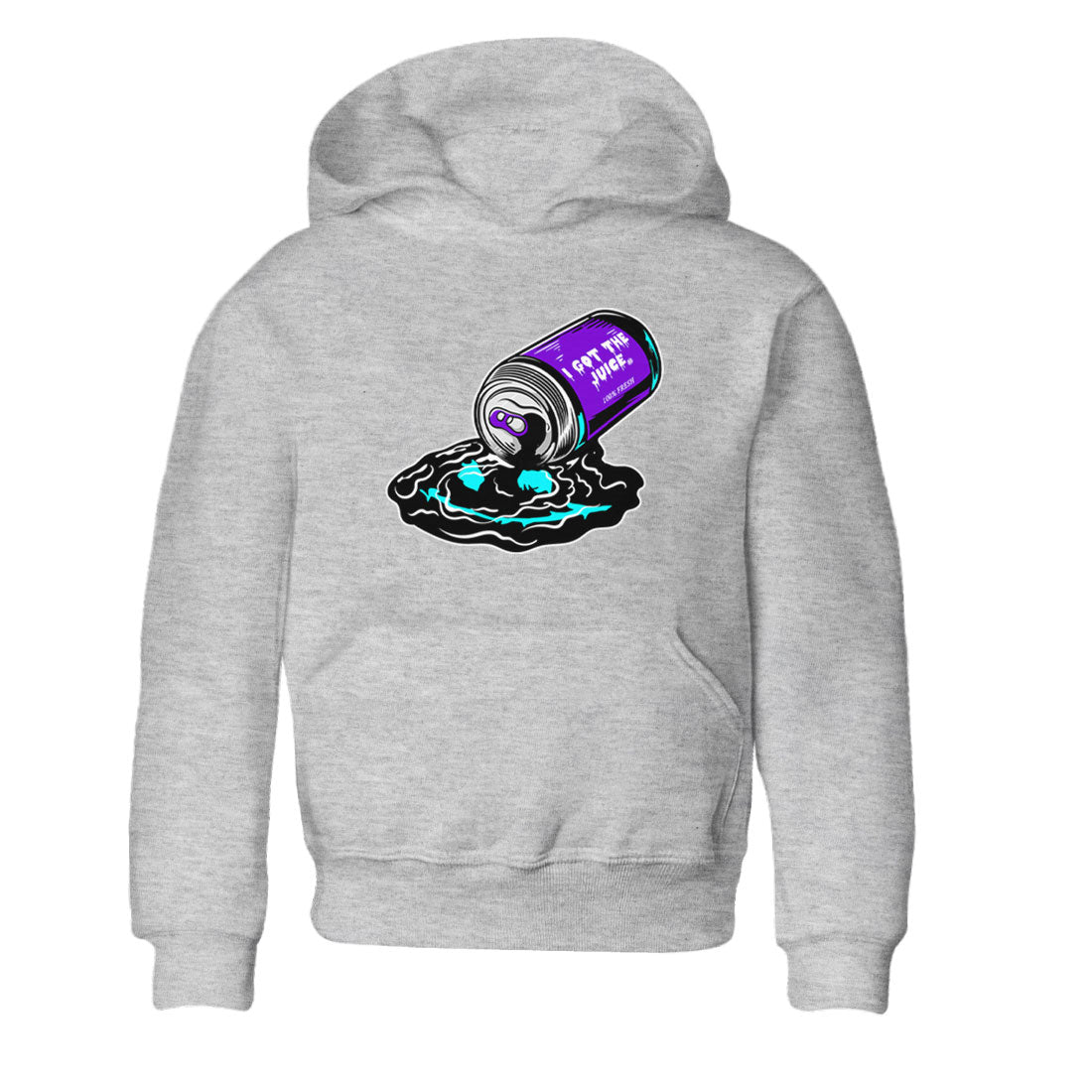 Air Jordan 6 Aqua shirt to match jordans I Got The Juice sneaker tees Jordan 6 Retro Aqua Drip Gear Zone Baby Toddler Heather Grey 2 T-Shirt