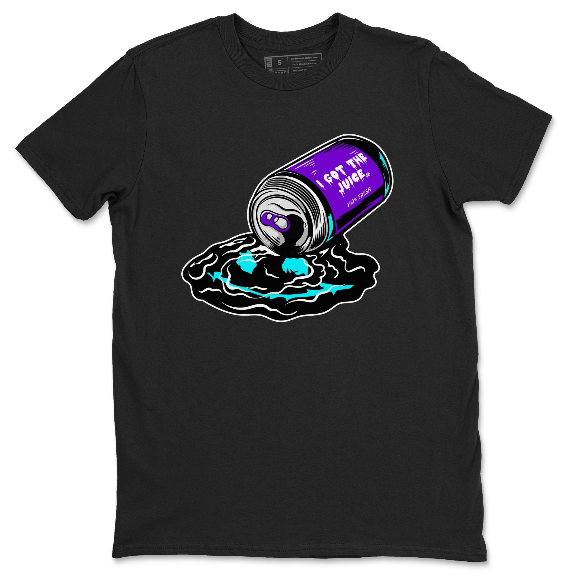 Air Jordan 6 Aqua shirt to match jordans I Got The Juice sneaker tees Jordan 6 Retro Aqua Drip Gear Zone Streetwear Casual Fit Black 2 T-Shirt