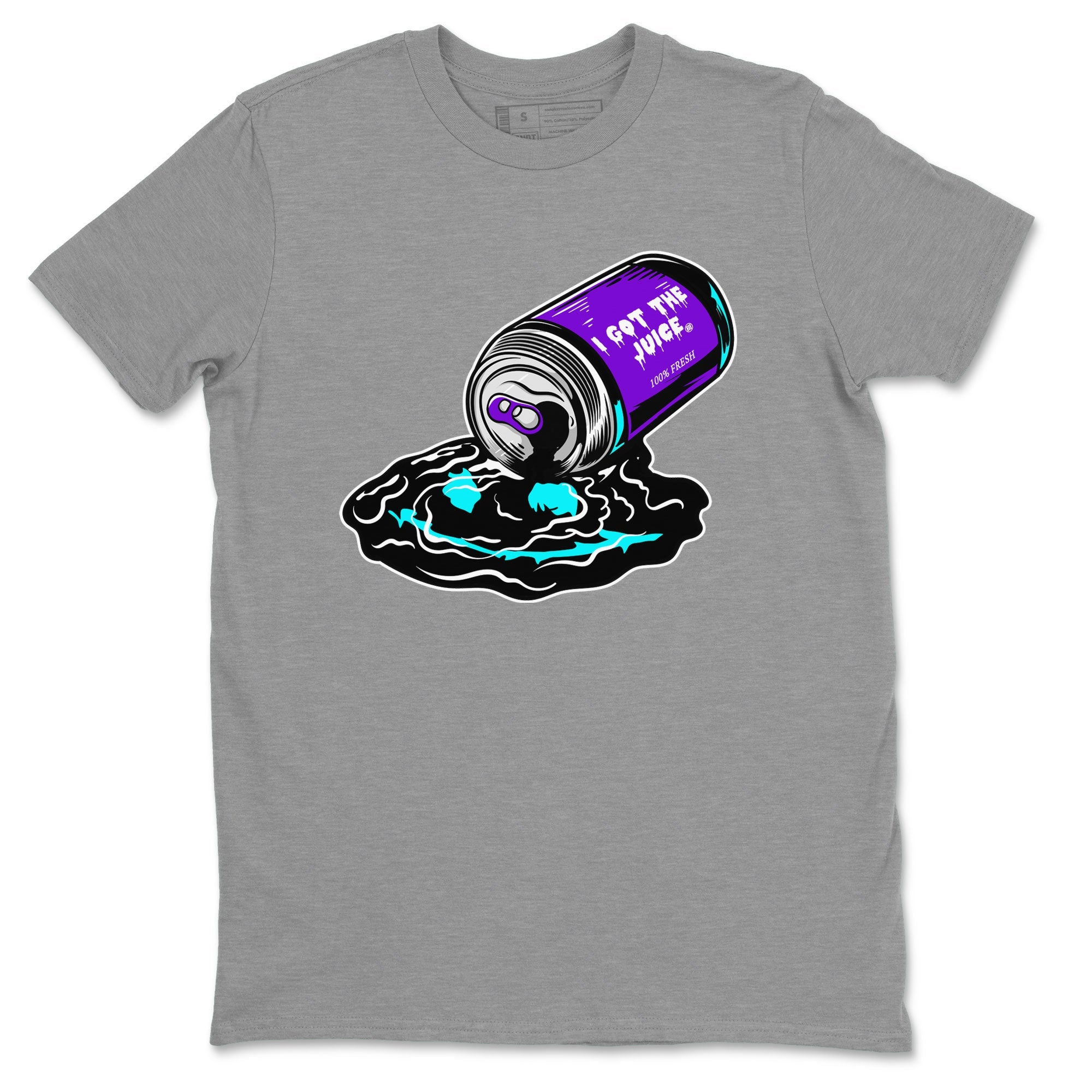 Air Jordan 6 Aqua shirt to match jordans I Got The Juice sneaker tees Jordan 6 Retro Aqua Drip Gear Zone Streetwear Casual Fit Heather Grey 2 T-Shirt