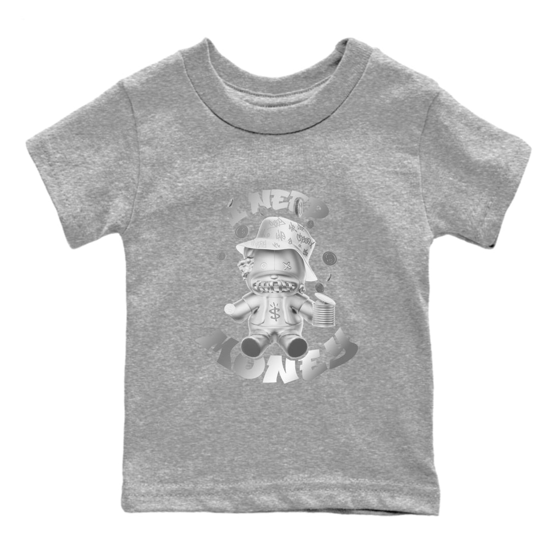 Air Jordan 1 Gift Giving shirt to match jordans I Need Money sneaker tees  Metal tees AJ1 Gift Giving Drip Gear Zone Baby Toddler Heather Grey 2 T-Shirt