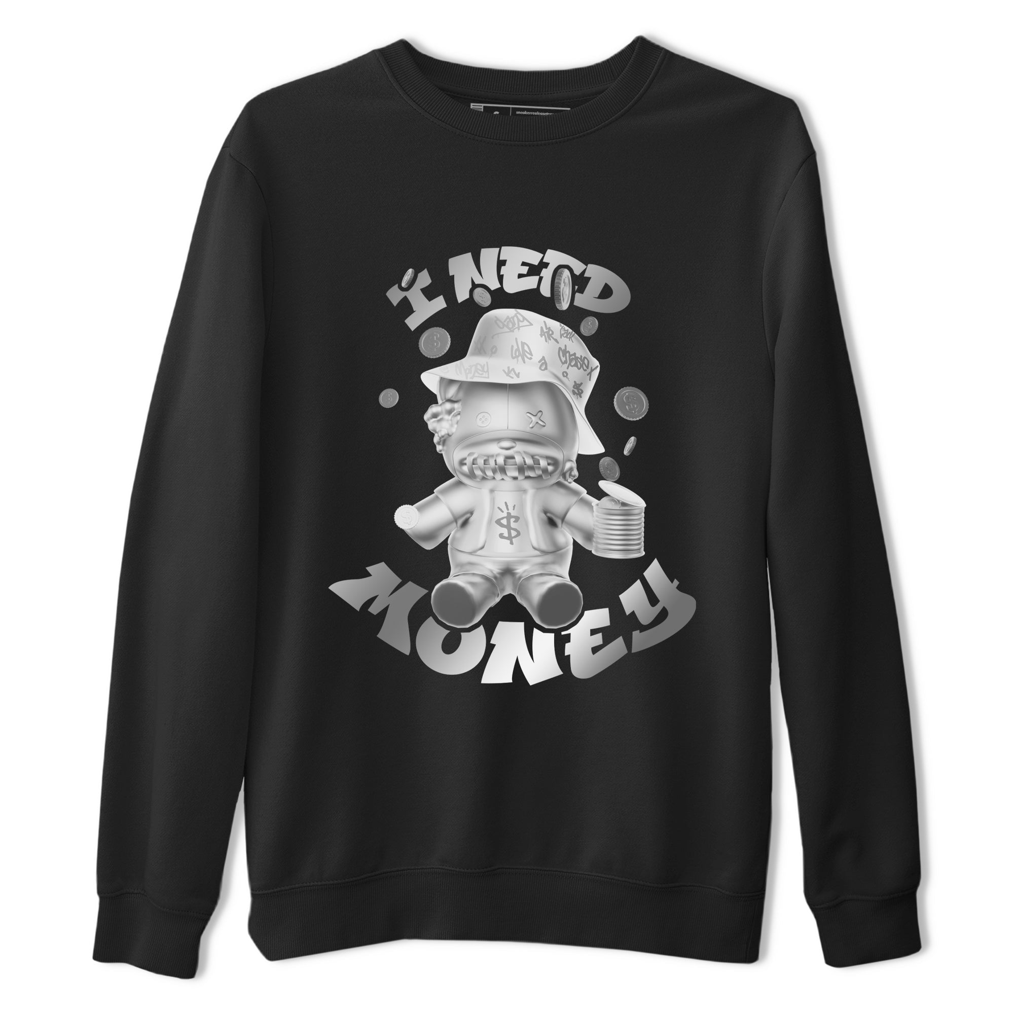 Air Jordan 1 Gift Giving shirt to match jordans I Need Money sneaker tees  Metal tees AJ1 Gift Giving Drip Gear Zone Unisex Black 2 T-Shirt