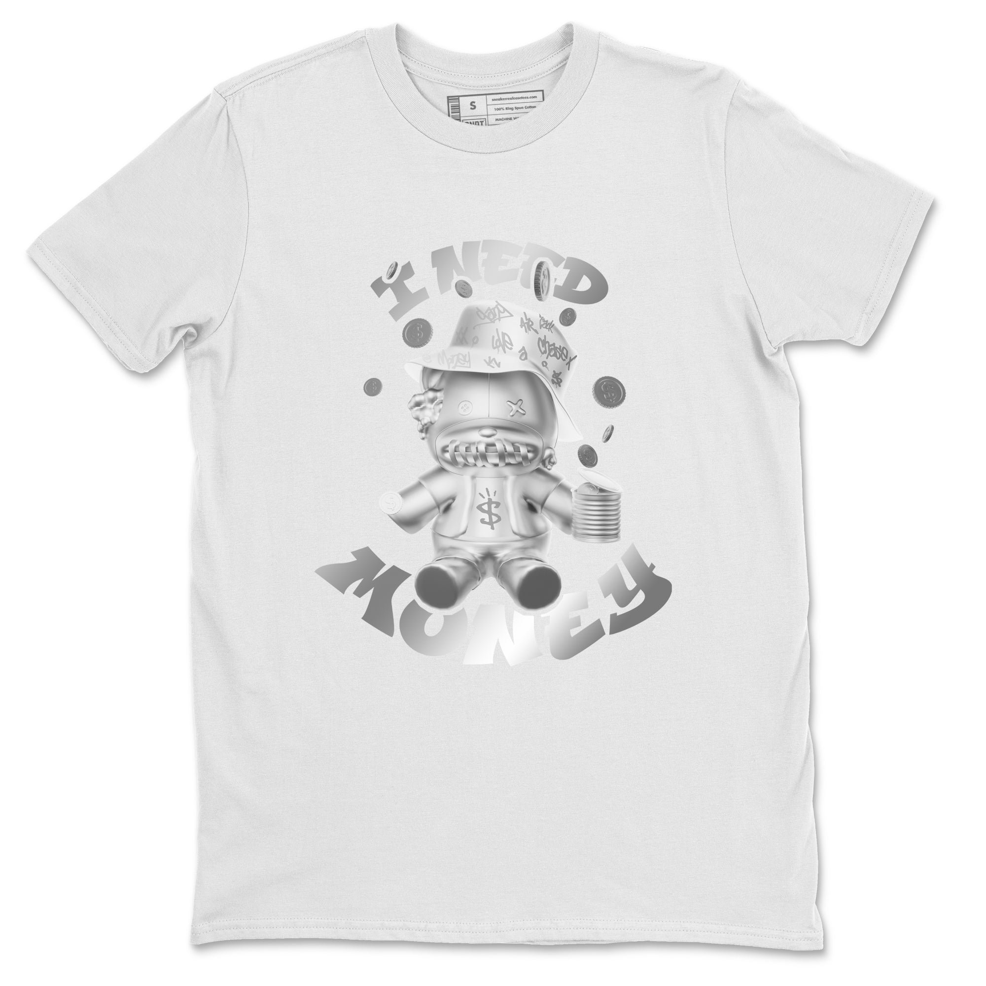 Air Jordan 1 Gift Giving shirt to match jordans I Need Money sneaker tees  Metal tees AJ1 Gift Giving Drip Gear Zone Unisex White 2 T-Shirt
