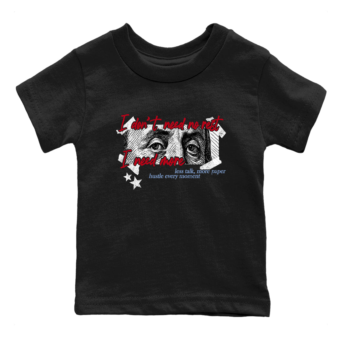 Sneaker match tees  Sneaker Tees To Match Air Jordan 5 Fire Red Shoes  I Need More Kids T-Shirt Black 2