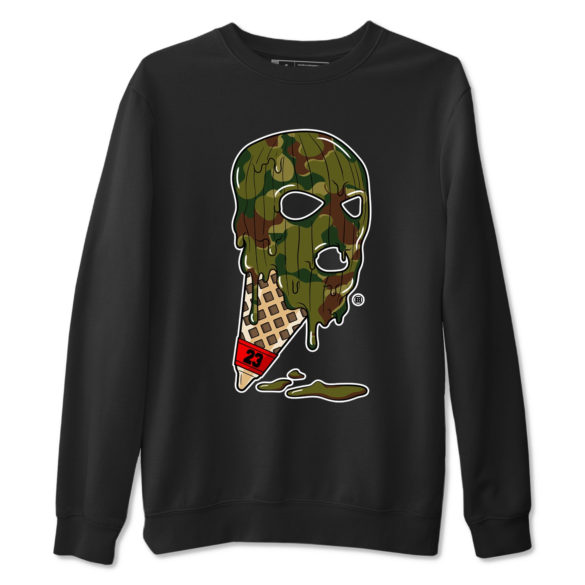 Air Max 90 Reverse Camo shirts to match jordans Ice Cream Mask sneaker match tees Air Max 90 Reverse Duck Camo match shoes to clothes Drip Gear Zone unisex cotton Black 2 shirts