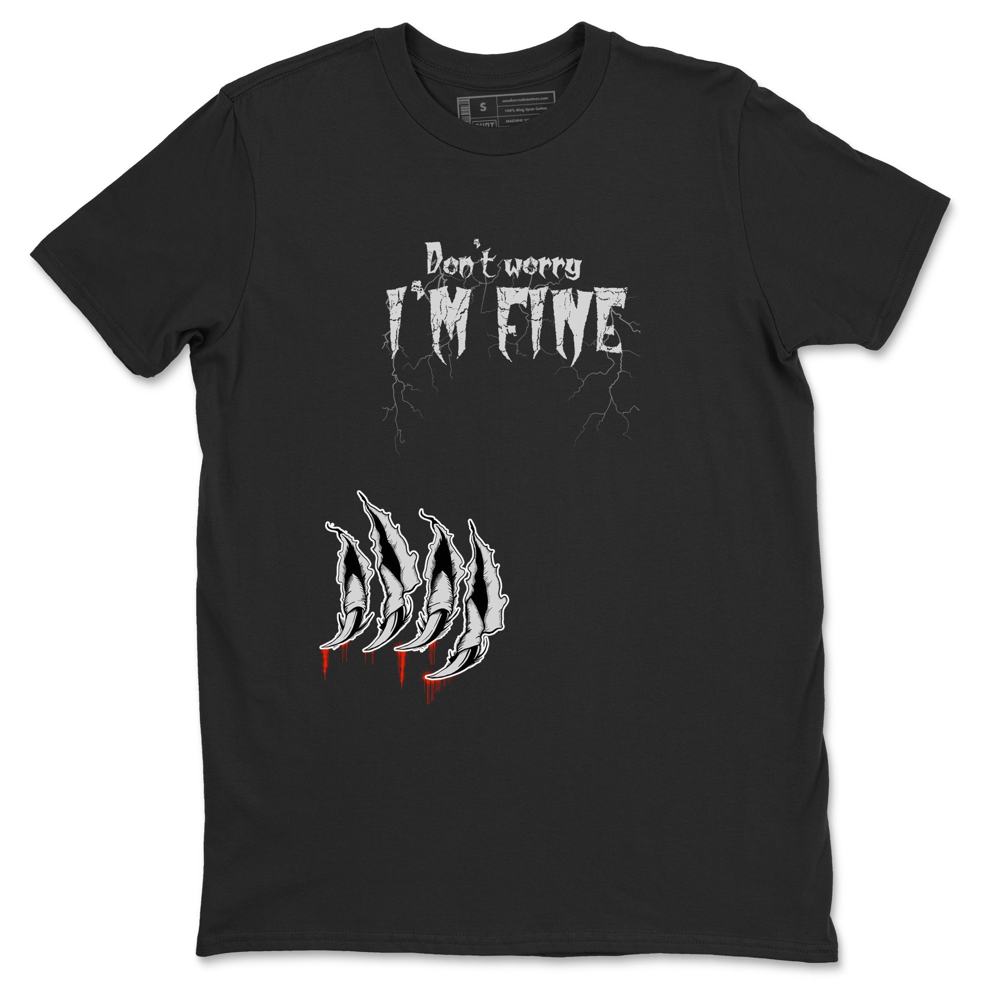 Foams One Jin shirts to match jordans I'm Fine sneaker match tees Air Foamposite One Jin match shoes to clothes Drip Gear Zone unisex cotton Black 2 shirts