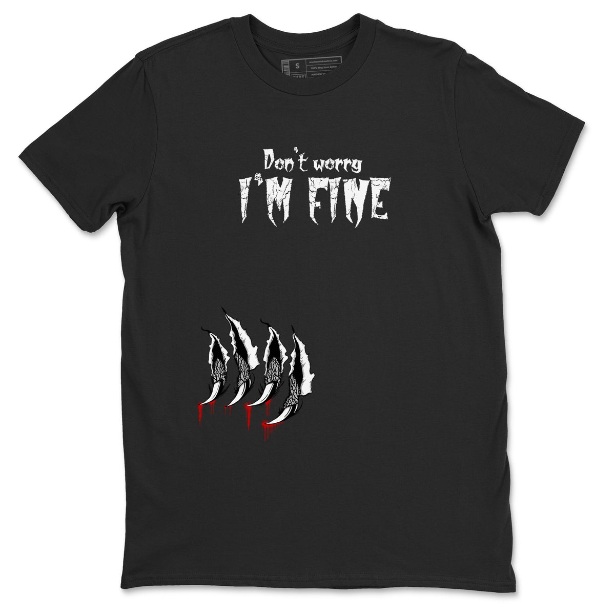 3s Cement Grey shirts to match jordans I'm Fine sneaker match tees Air Jordan 3 Cement Grey Drip Gear Zone unisex cotton Black 2 crew neck shirts