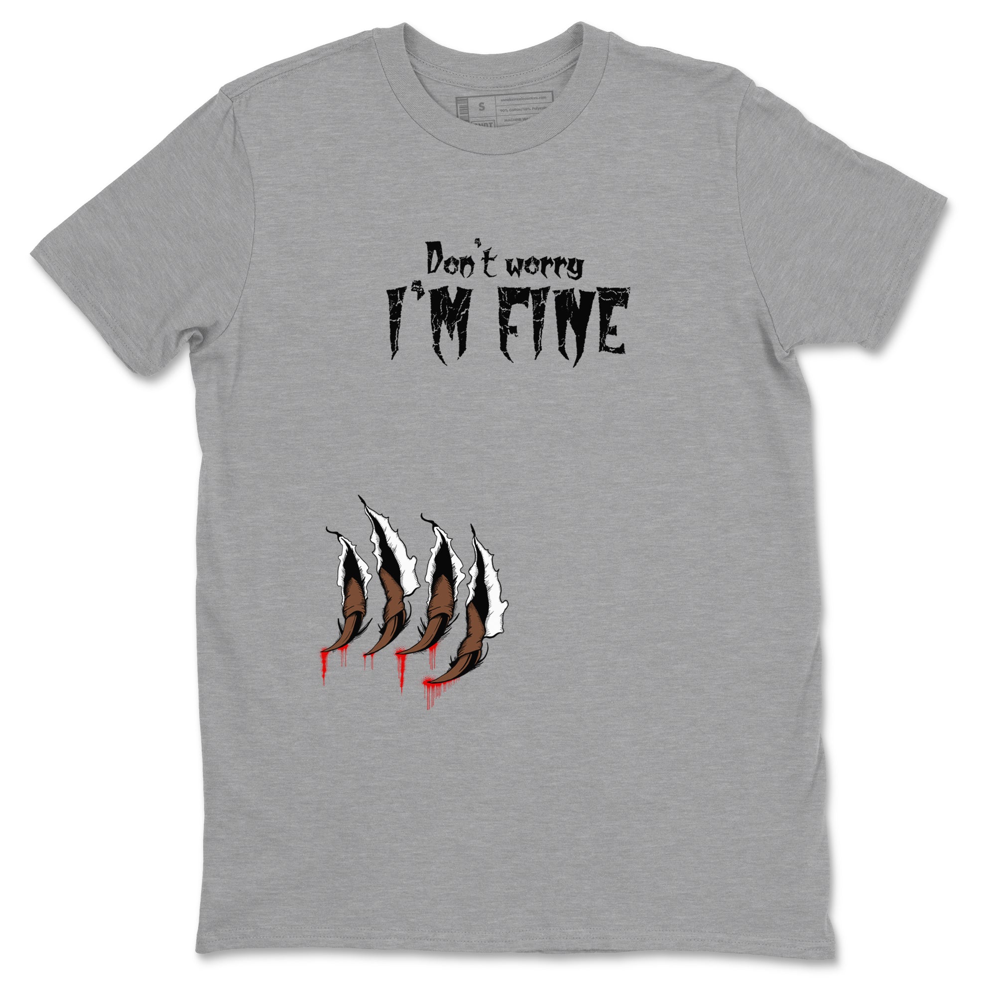 9s Olive shirts to match jordans I'm Fine sneaker match tees Air Jordan 9 Olive match shoes to clothes Drip Gear Zone unisex cotton Heather Grey 2 shirts