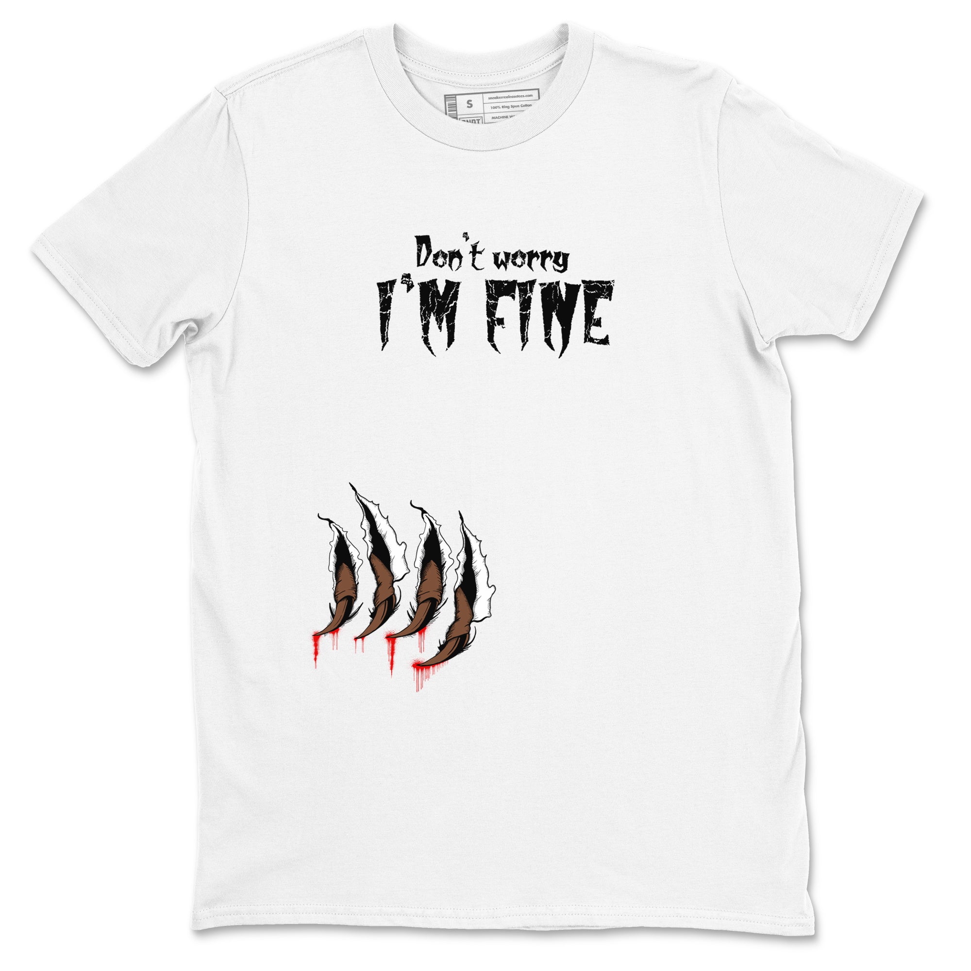 9s Olive shirts to match jordans I'm Fine sneaker match tees Air Jordan 9 Olive match shoes to clothes Drip Gear Zone unisex cotton White 2 shirts