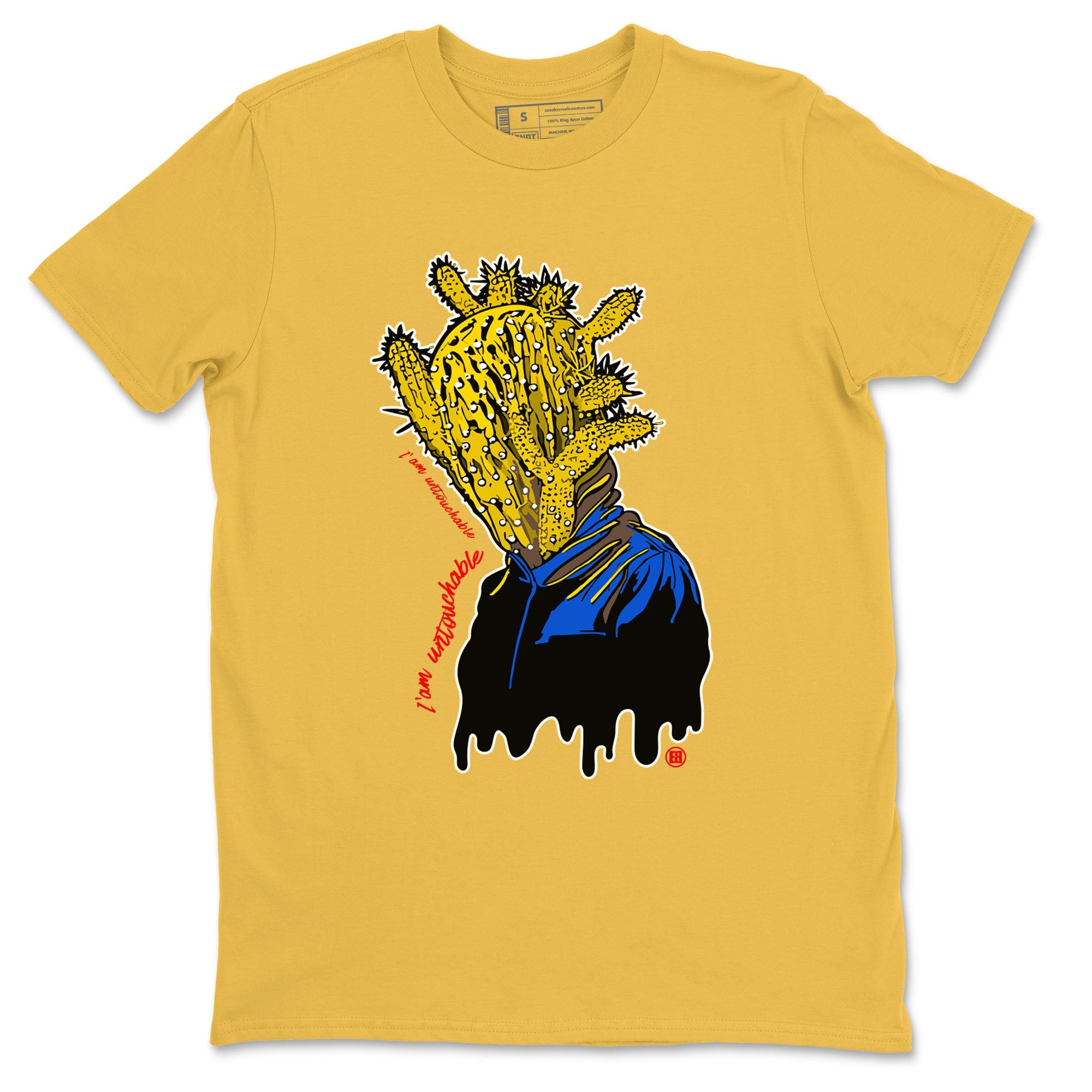 1s Travis Scott Canary shirt to match jordans I'm Untouchable sneaker tees Air Jordan 1 Travis Scott Canary Drip Gear Zone unisex cotton Daisy 2 crew neck shirt