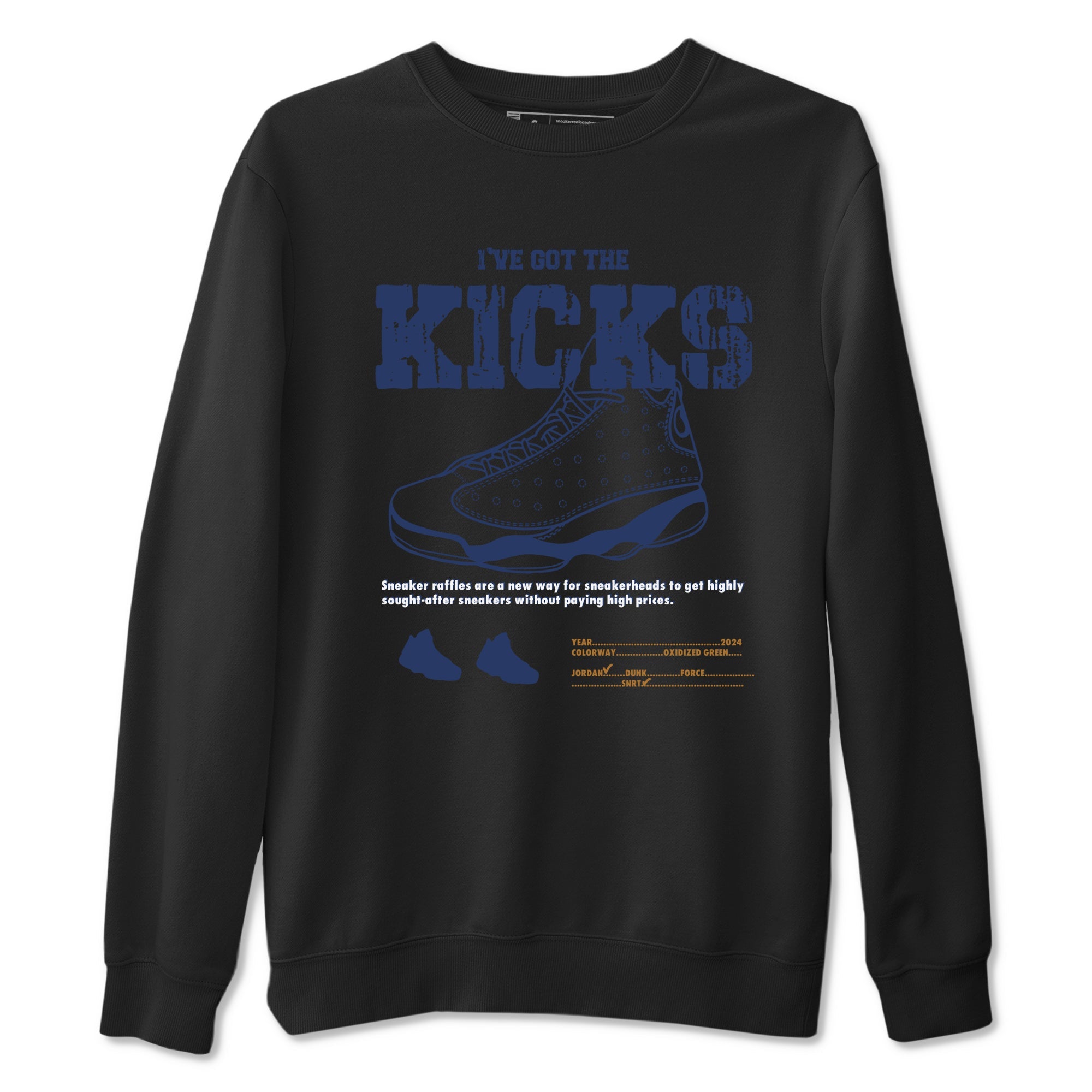 13s Midnight Navy shirts to match jordans I've Got The Kicks sneaker match tees Air Jordan 13 Midnight Navy match shoes to clothes Drip Gear Zone unisex cotton Black 2 shirts