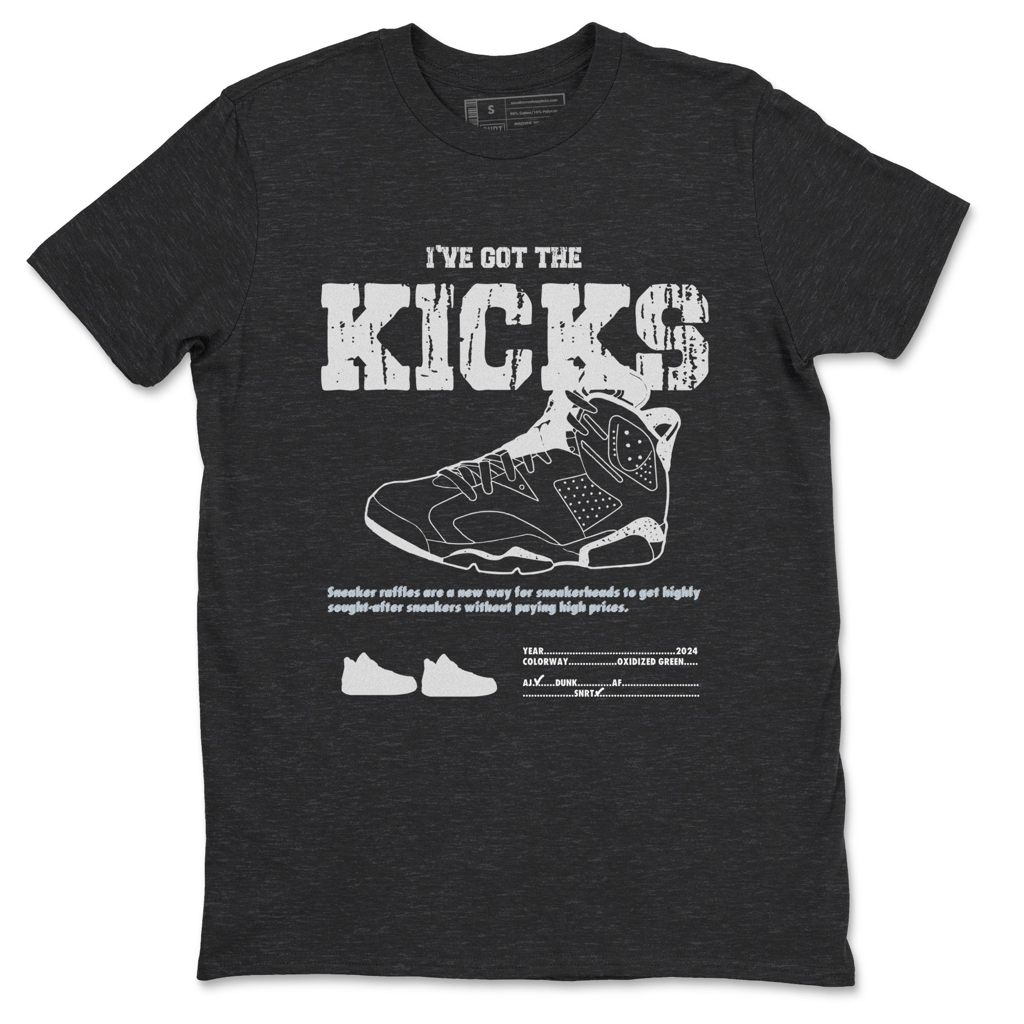 AJ6 White Black shirts to match jordans I've Got The Kicks sneaker match tees Air Jordan 6 White Black Drip Gear Zone streetwear brand Charcoal Heather 2 unisex cotton tee