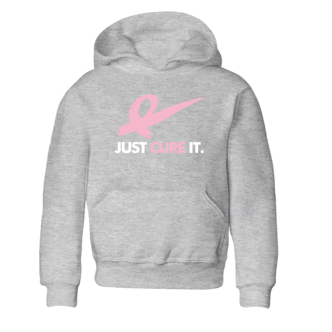 Sneaker Threads  Sneaker Tees To Match Air Jordan 5 Medium Soft Pink  Just Cure It Youth Graphic Tee Heather Grey 2. Perfect for Jordan releases 2025 colorways.