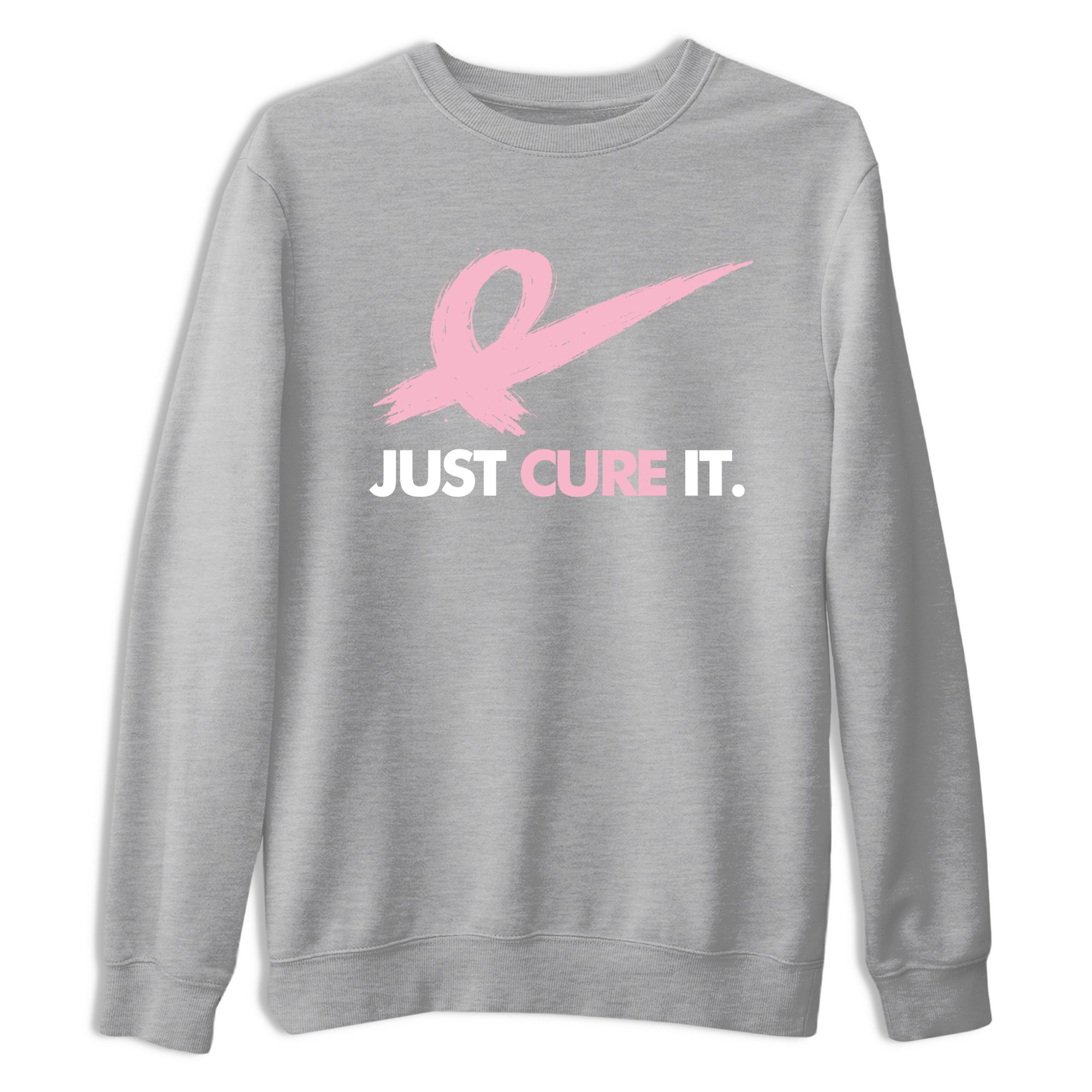 Sneaker Threads  Sneaker Tees To Match Air Jordan 5 Medium Soft Pink  Just Cure It Graphic Tee Heather Grey 2. Perfect for Jordan releases 2025 colorways.