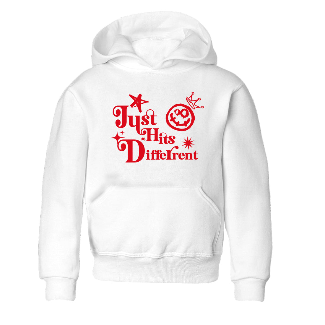 AE 1 Bred shirts to match jordans Just Hits Different sneaker match tees AE 1 Bred match shoes to clothes Drip Gear Zone Youth Baby White 2 tee