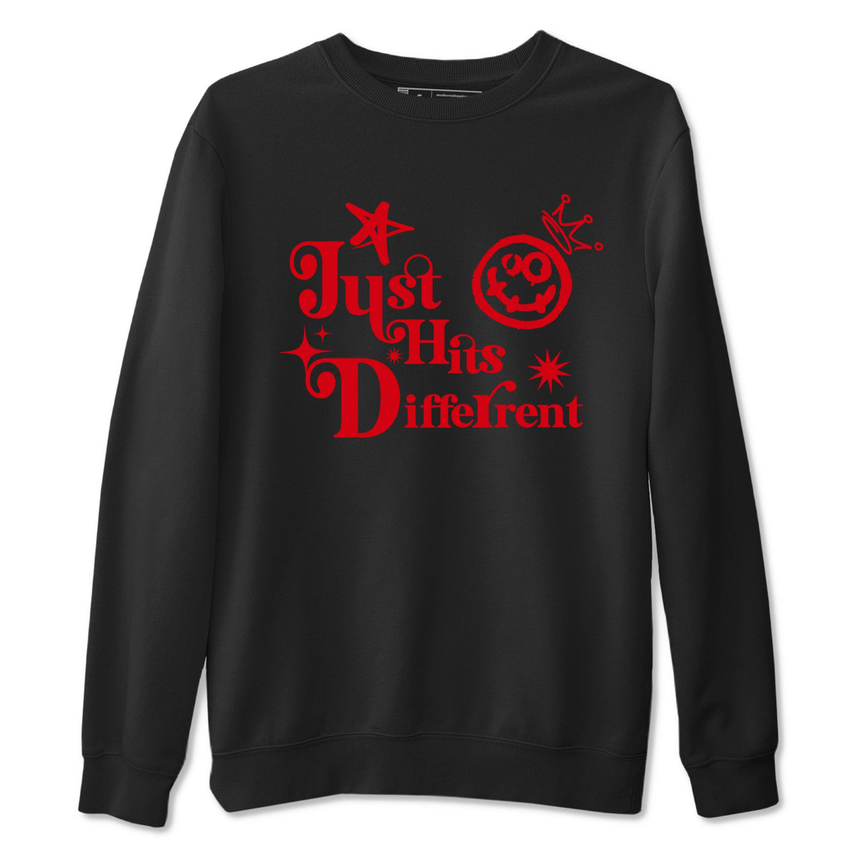 AE 1 Bred shirts to match jordans Just Hits Different sneaker match tees AE 1 Bred match shoes to clothes Drip Gear Zone unisex cotton Black 2 shirts