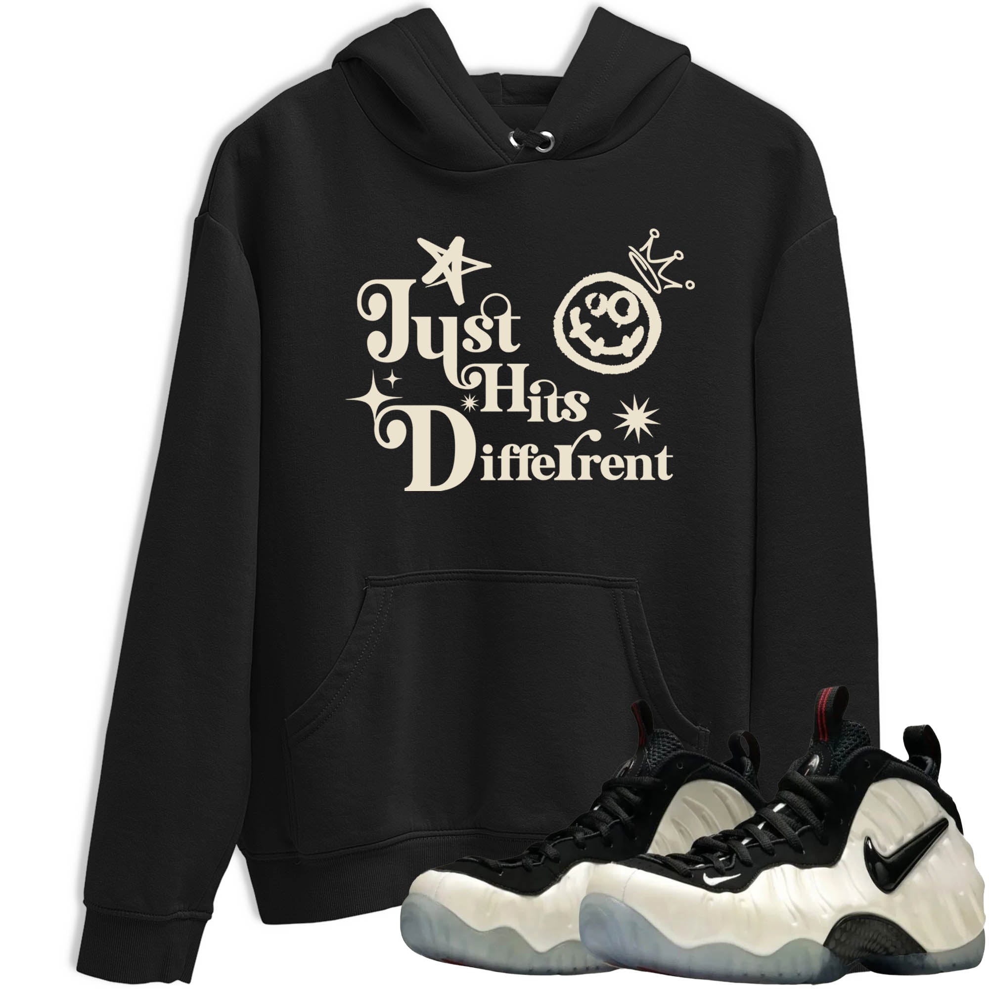Sneaker Threads  Sneaker Tees To Match Air Foamposite One Pearl  Just Hits Different Graphic Tee Black 1. Perfect for Jordan releases 2025 colorways.