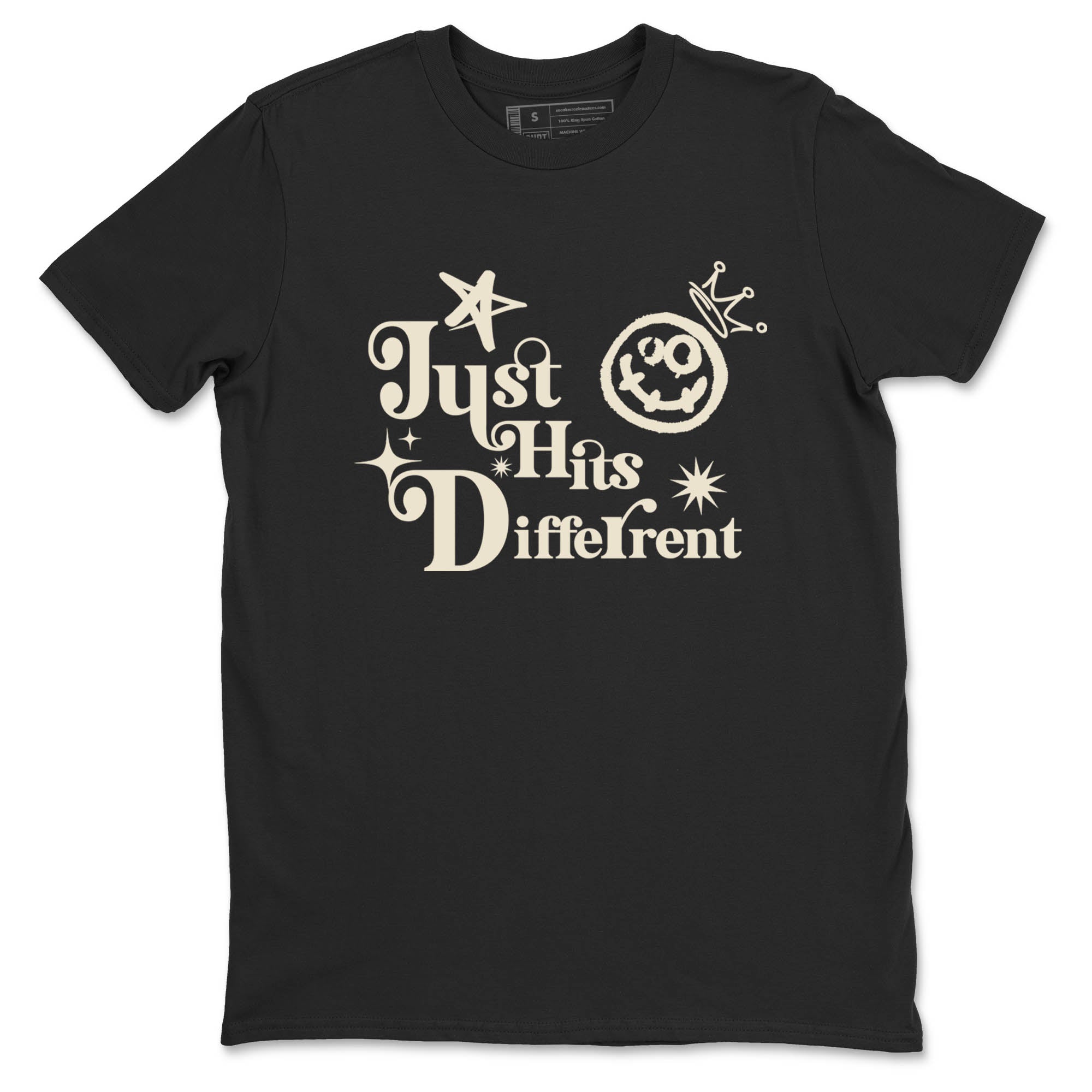 Sneaker Threads  Sneaker Tees To Match Air Foamposite One Pearl  Just Hits Different Graphic Tee Black 2. Perfect for Jordan releases 2025 colorways.