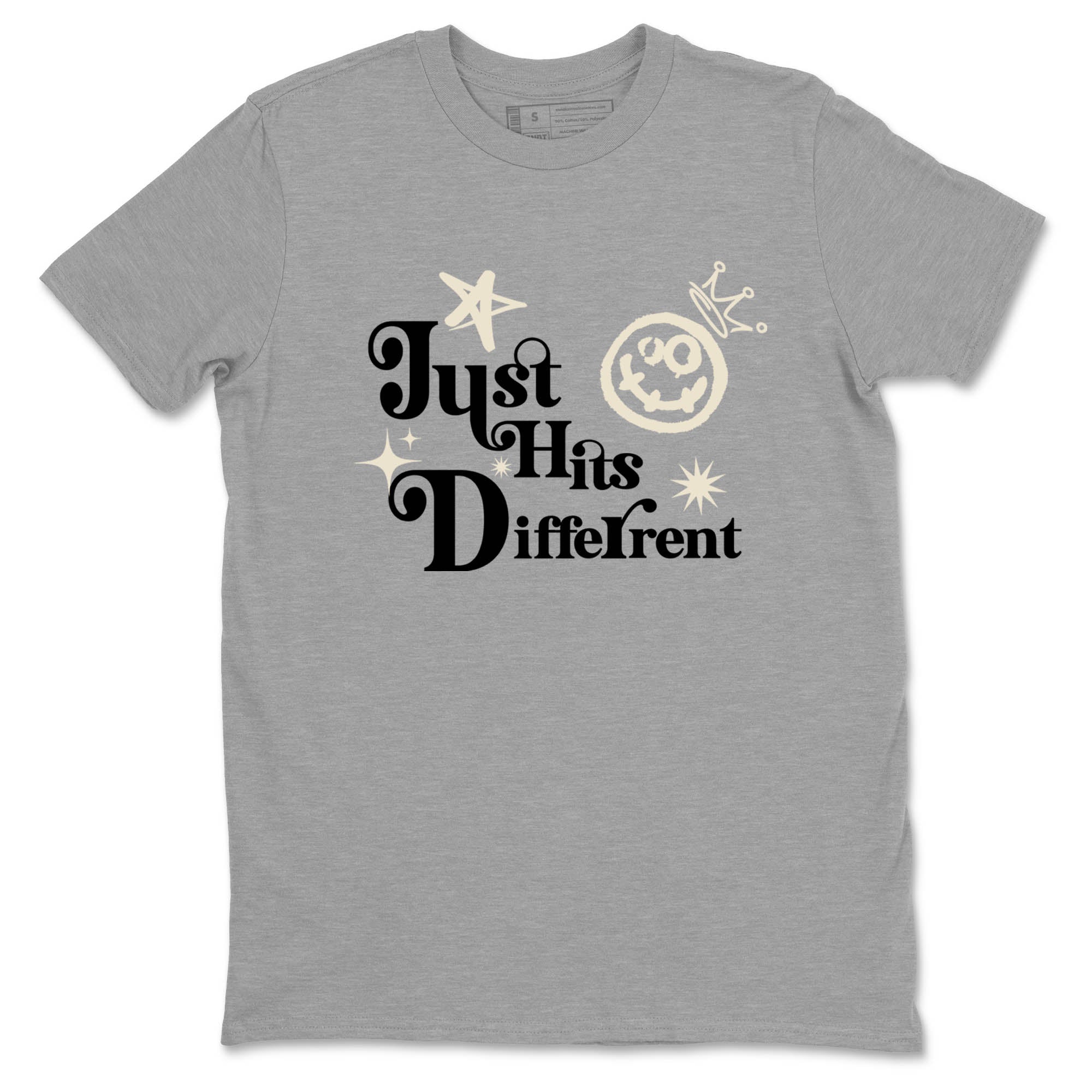 Sneaker Threads  Sneaker Tees To Match Air Foamposite One Pearl  Just Hits Different Graphic Tee Heather Grey 2. Perfect for Jordan releases 2025 colorways.