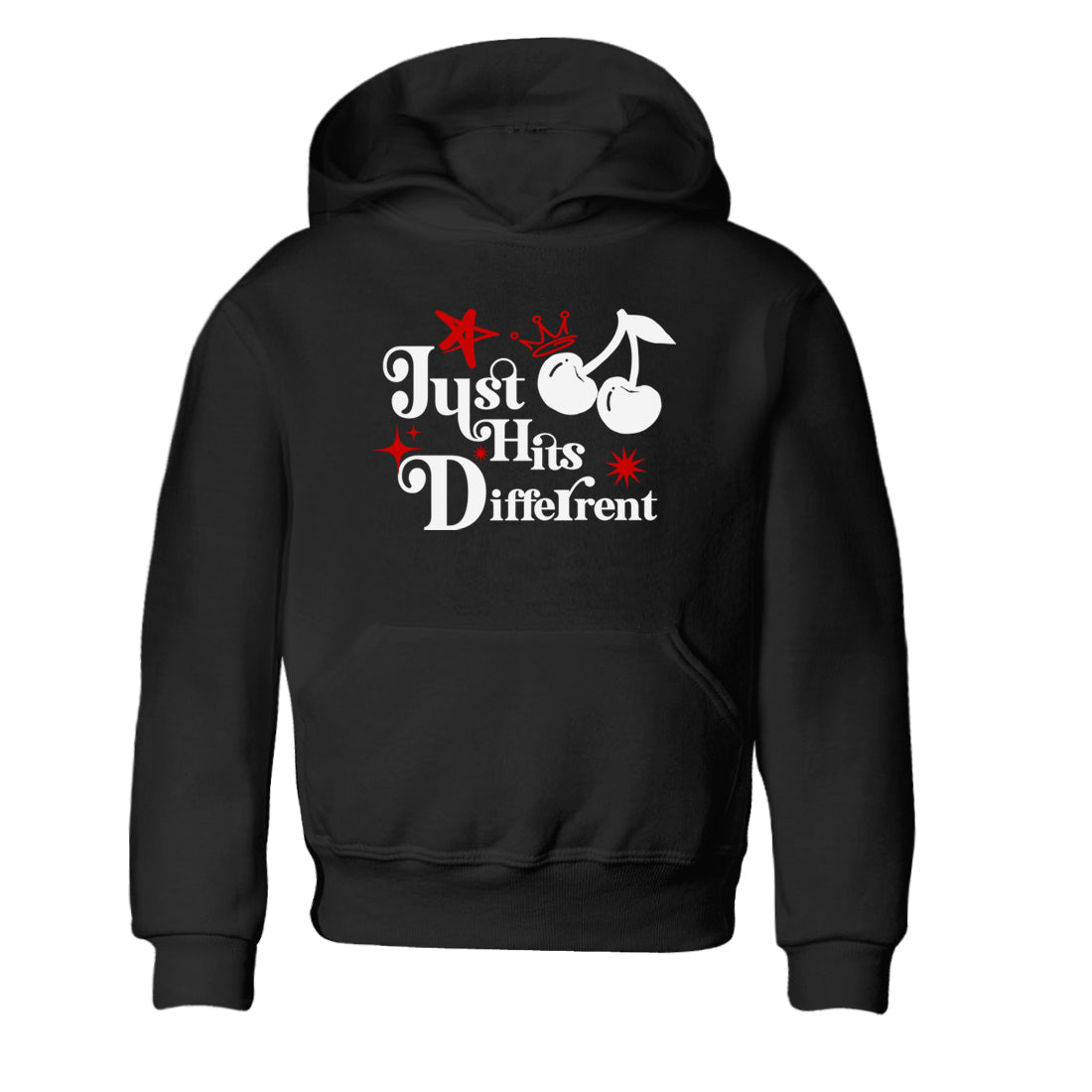 Air Jordan 14 Black Toe t shirts to match sneakers Just Hits Different sneaker match tees 14s Black Toe sneaker match tee Drip Gear Zone Youth Baby Black 2 tee